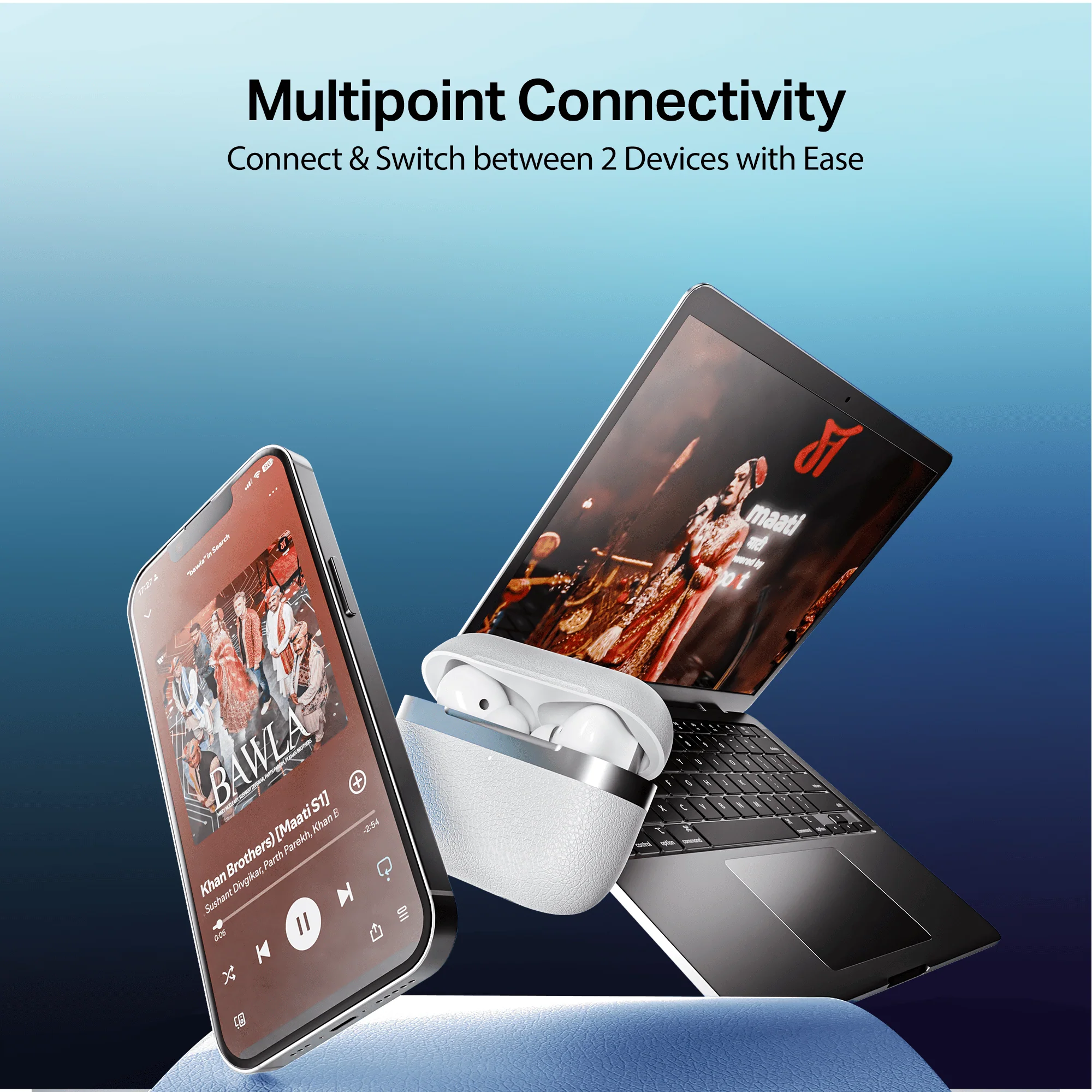 boAt Airdopes Prime 513 ANC | Wireless Earbuds with 65 Hours Playback, 32dB ANC, Quad Mics & Multipoint Connectivity - Image 17