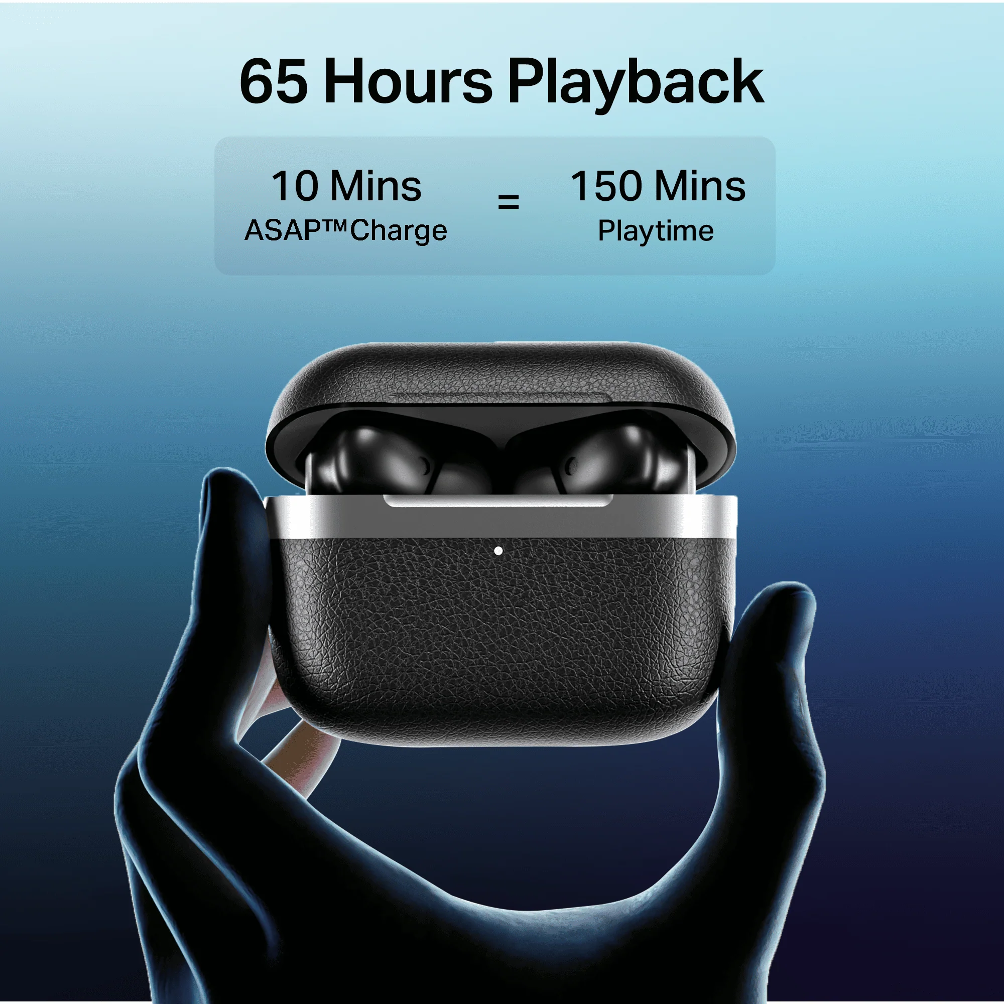 boAt Airdopes Prime 513 ANC | Wireless Earbuds with 65 Hours Playback, 32dB ANC, Quad Mics & Multipoint Connectivity - Image 5