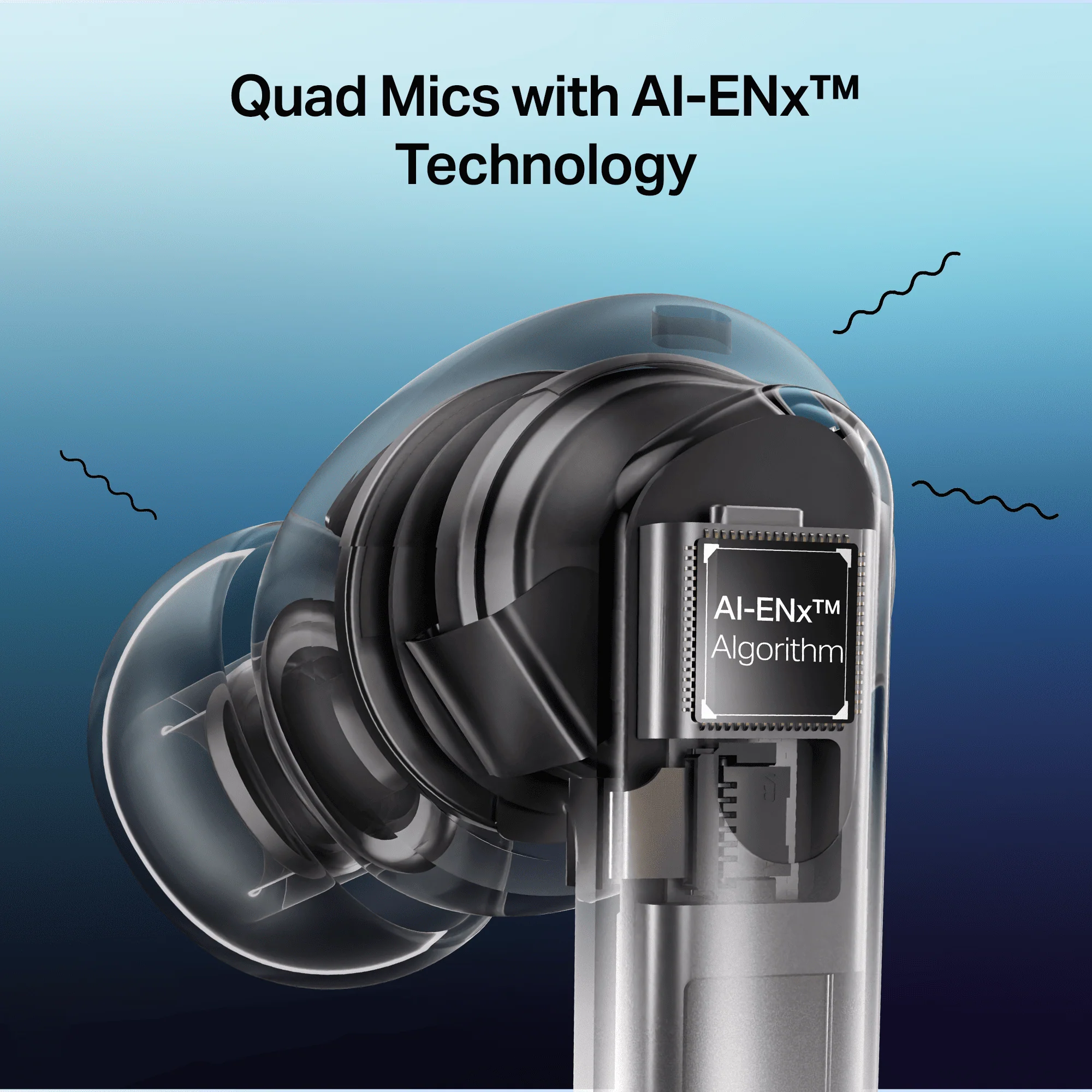 boAt Airdopes Prime 513 ANC | Wireless Earbuds with 65 Hours Playback, 32dB ANC, Quad Mics & Multipoint Connectivity - Image 7