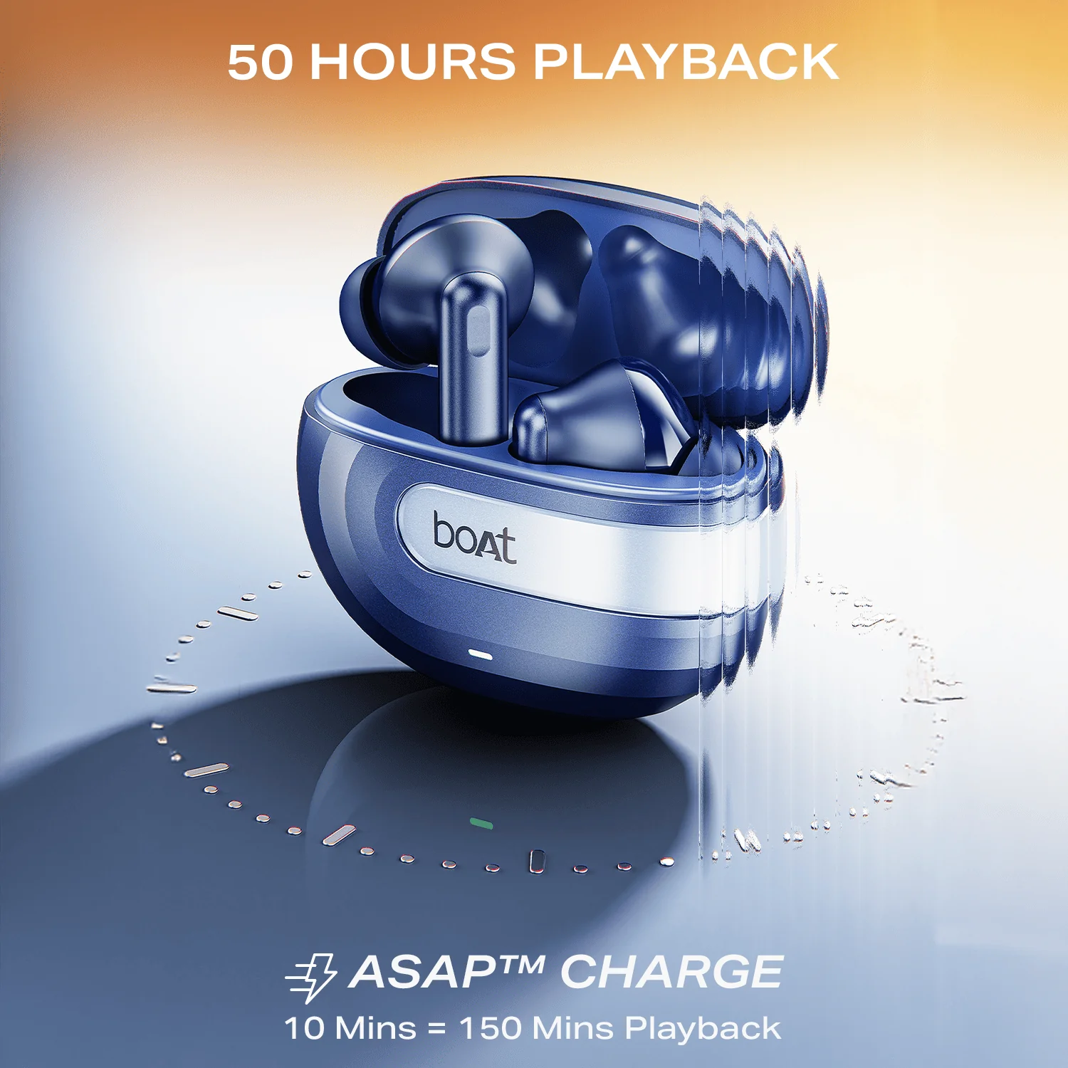 boAt Airdopes Prime 700 ANC | Wireless Earbuds with 50 Hours Playback, 48dB Hybrid ANC, 6 Mics & Multipoint Connectivity - Image 3