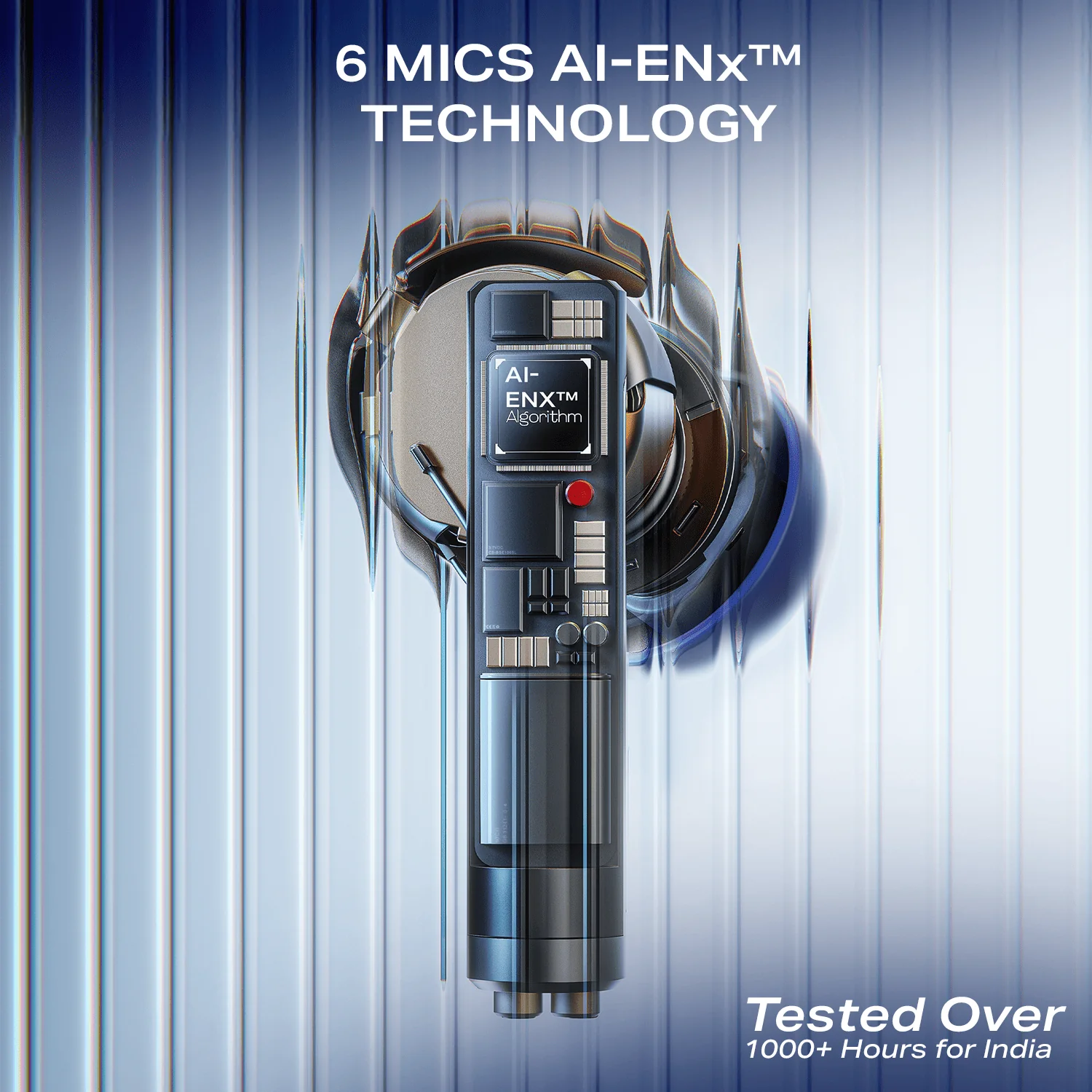 boAt Airdopes Prime 700 ANC | Wireless Earbuds with 50 Hours Playback, 48dB Hybrid ANC, 6 Mics & Multipoint Connectivity - Image 5