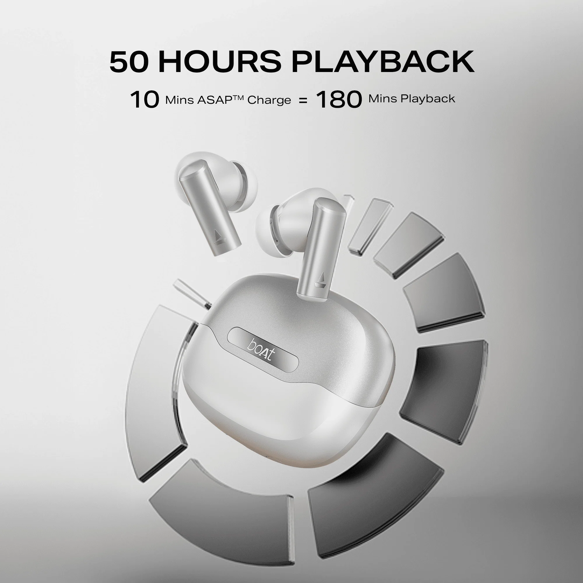 boAt Airdopes Prime 701 ANC | Wireless Earbuds with 50 Hours Playback, 46dB Hybrid ANC, Spatial Audio, Multipoint & BEAST™ Mode - Image 35