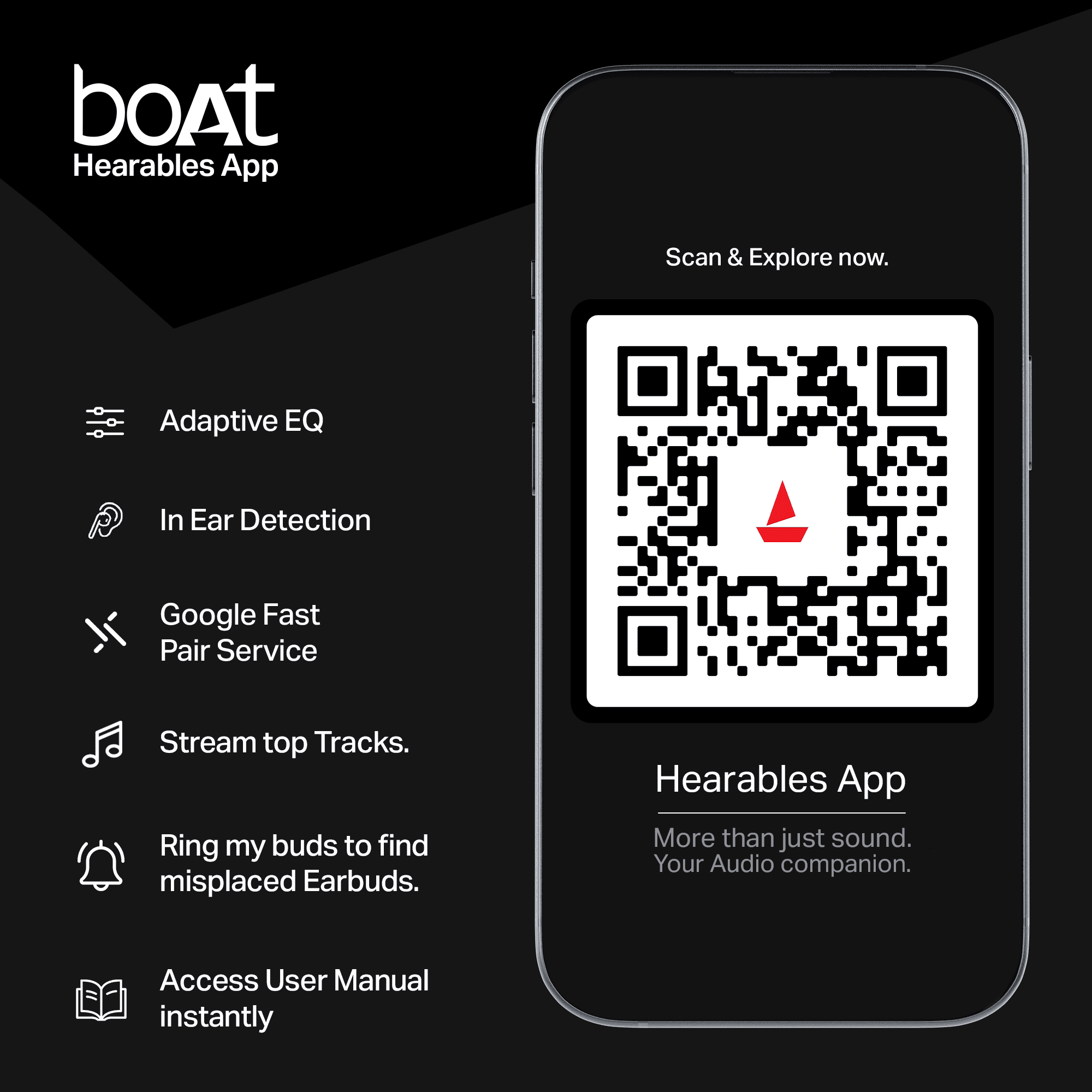 boAt Airdopes Prime 701 ANC | Wireless Earbuds with 50 Hours Playback, 46dB Hybrid ANC, Spatial Audio, Multipoint & BEAST™ Mode - Image 38