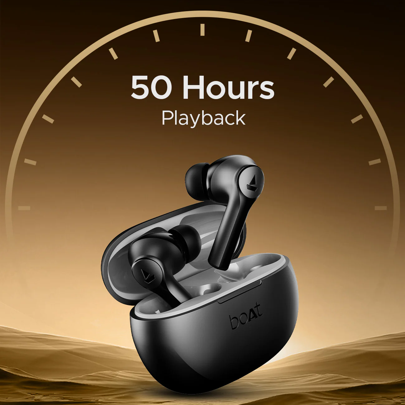 boAt Airdopes Supreme | Wireless Earbuds with 50 Hours Playback, AI ENx™ with Wind Noise Reduction, Cinematic Spatial Audio - Image 12