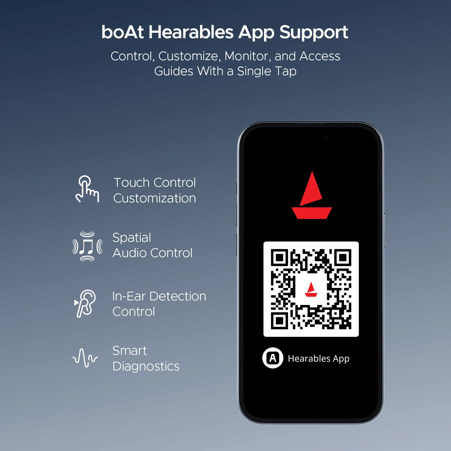 boAt Airdopes Supreme | Wireless Earbuds with 50 Hours Playback, AI ENx™ with Wind Noise Reduction, Cinematic Spatial Audio - Image 51