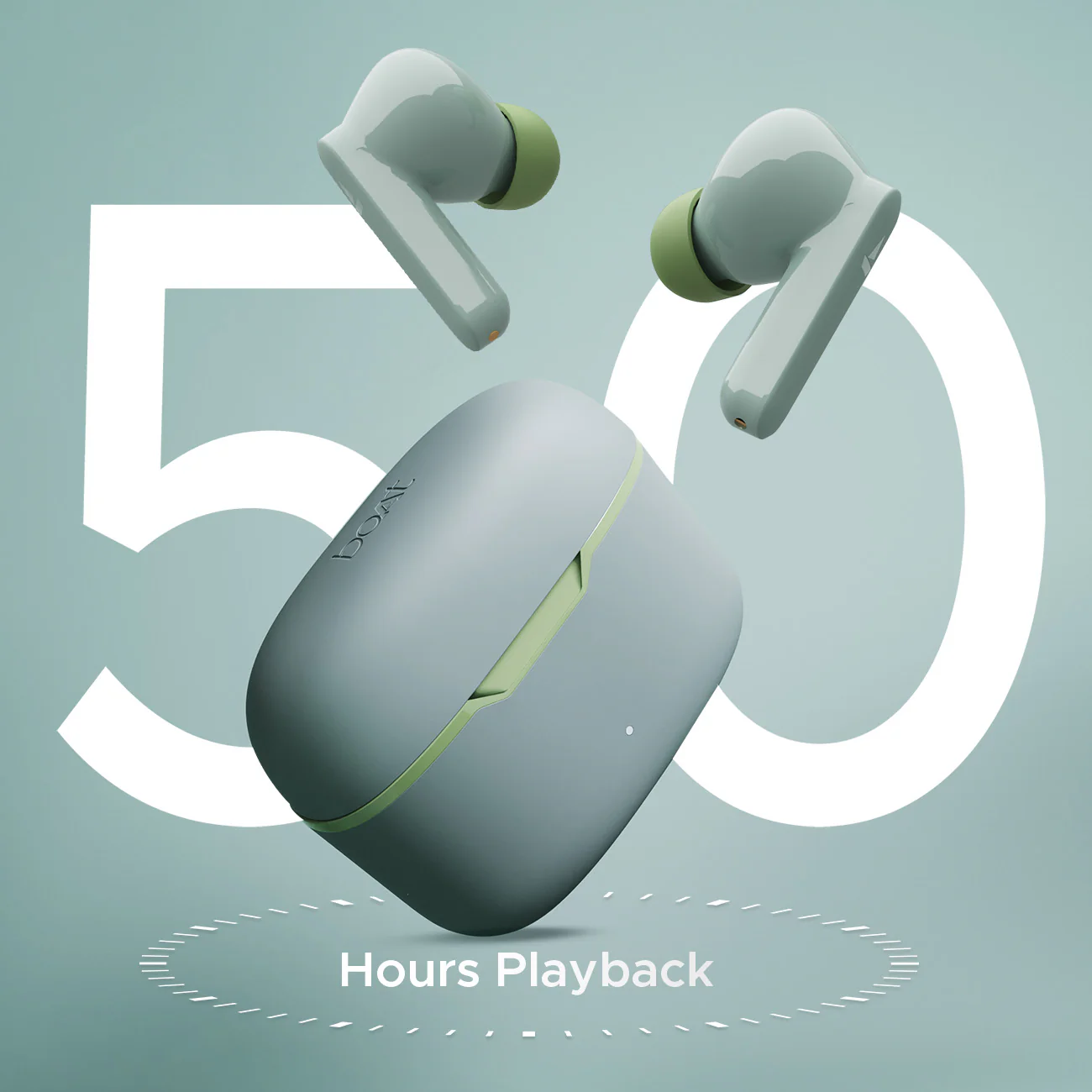 boAt Airdopes Ultra Plus | Wireless Earbuds with 50 Hours Playback, BEAST™ Mode, Quad Mics with ENx™ Tech, IWP™ Technology - Image 12