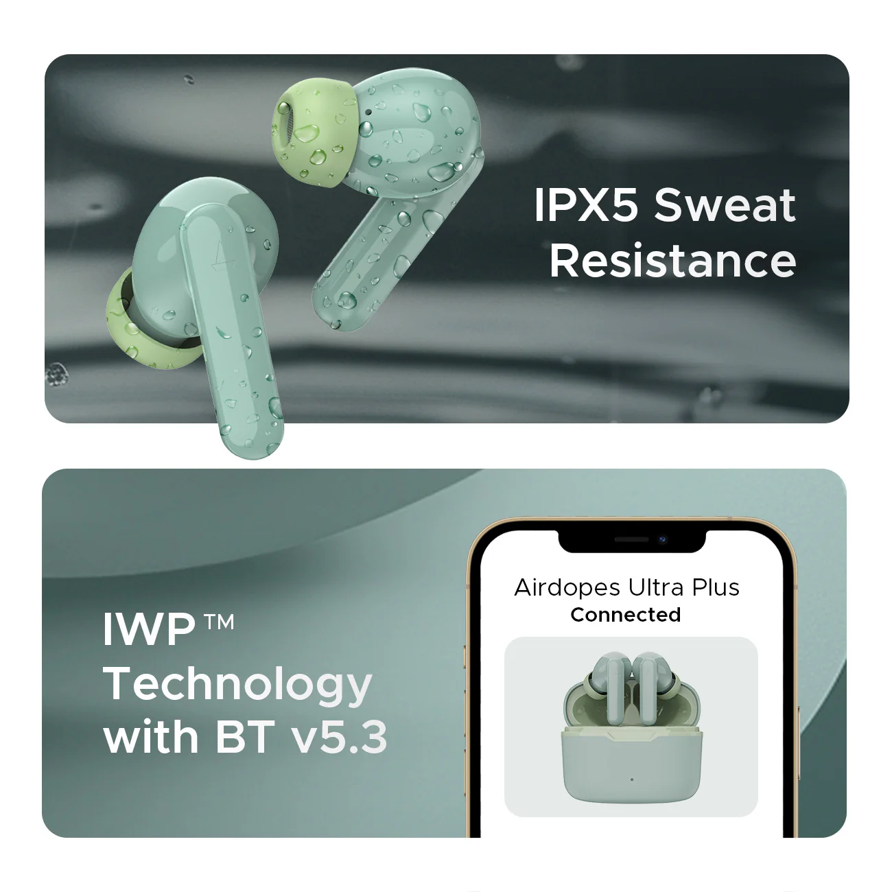 boAt Airdopes Ultra Plus | Wireless Earbuds with 50 Hours Playback, BEAST™ Mode, Quad Mics with ENx™ Tech, IWP™ Technology - Image 13