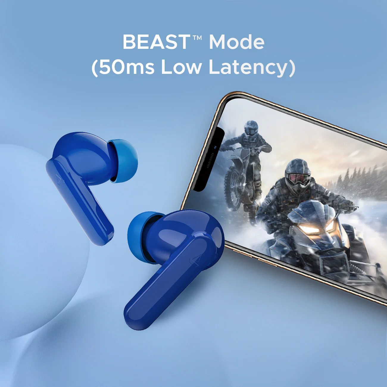 boAt Airdopes Ultra Plus | Wireless Earbuds with 50 Hours Playback, BEAST™ Mode, Quad Mics with ENx™ Tech, IWP™ Technology - Image 17