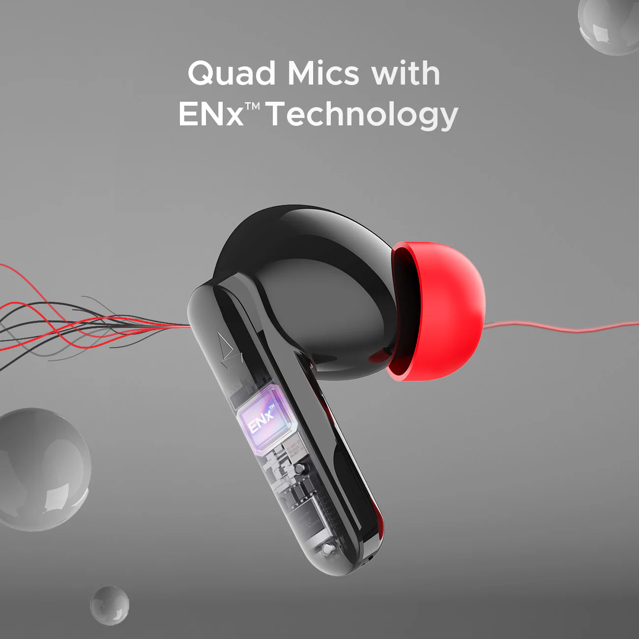 boAt Airdopes Ultra Plus | Wireless Earbuds with 50 Hours Playback, BEAST™ Mode, Quad Mics with ENx™ Tech, IWP™ Technology - Image 4