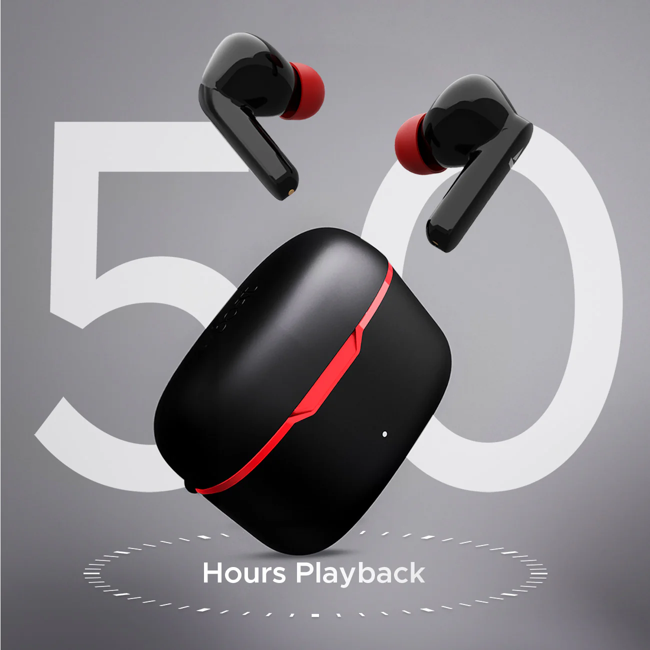 boAt Airdopes Ultra Plus | Wireless Earbuds with 50 Hours Playback, BEAST™ Mode, Quad Mics with ENx™ Tech, IWP™ Technology - Image 5