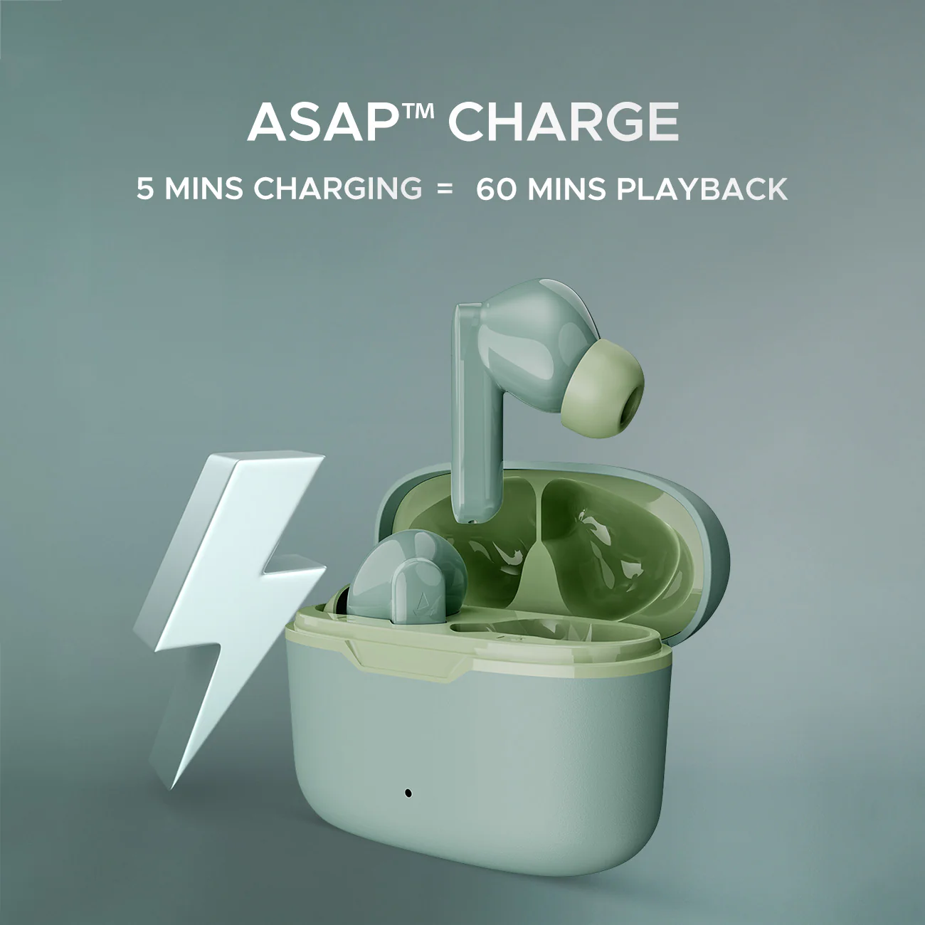 boAt Airdopes Ultra Plus | Wireless Earbuds with 50 Hours Playback, BEAST™ Mode, Quad Mics with ENx™ Tech, IWP™ Technology - Image 9