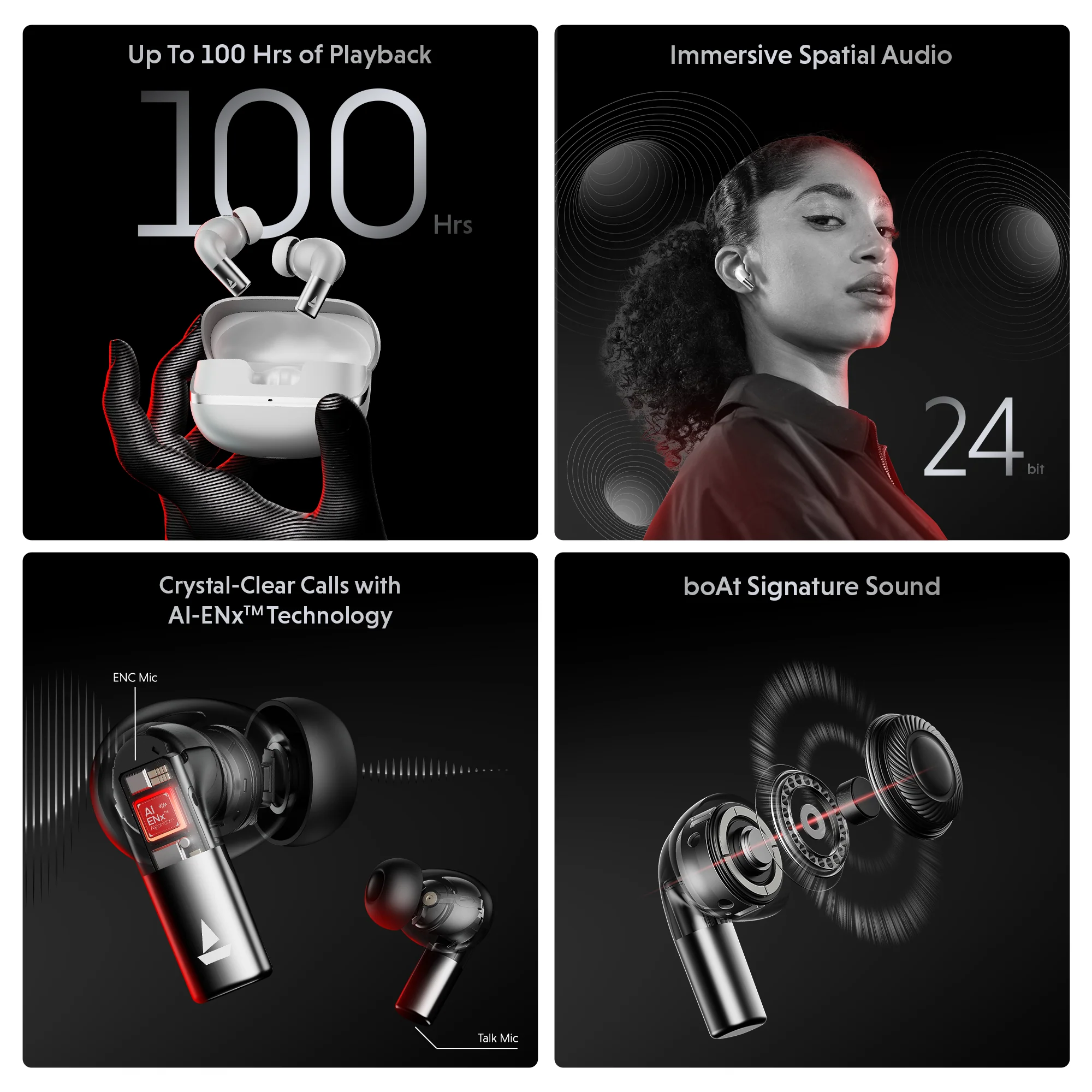 boAt Airdopes Ultra Pro | Wireless Earbuds with 100 Hours Playback, Immersive Spatial Audio, Multipoint Connectivity - Image 20