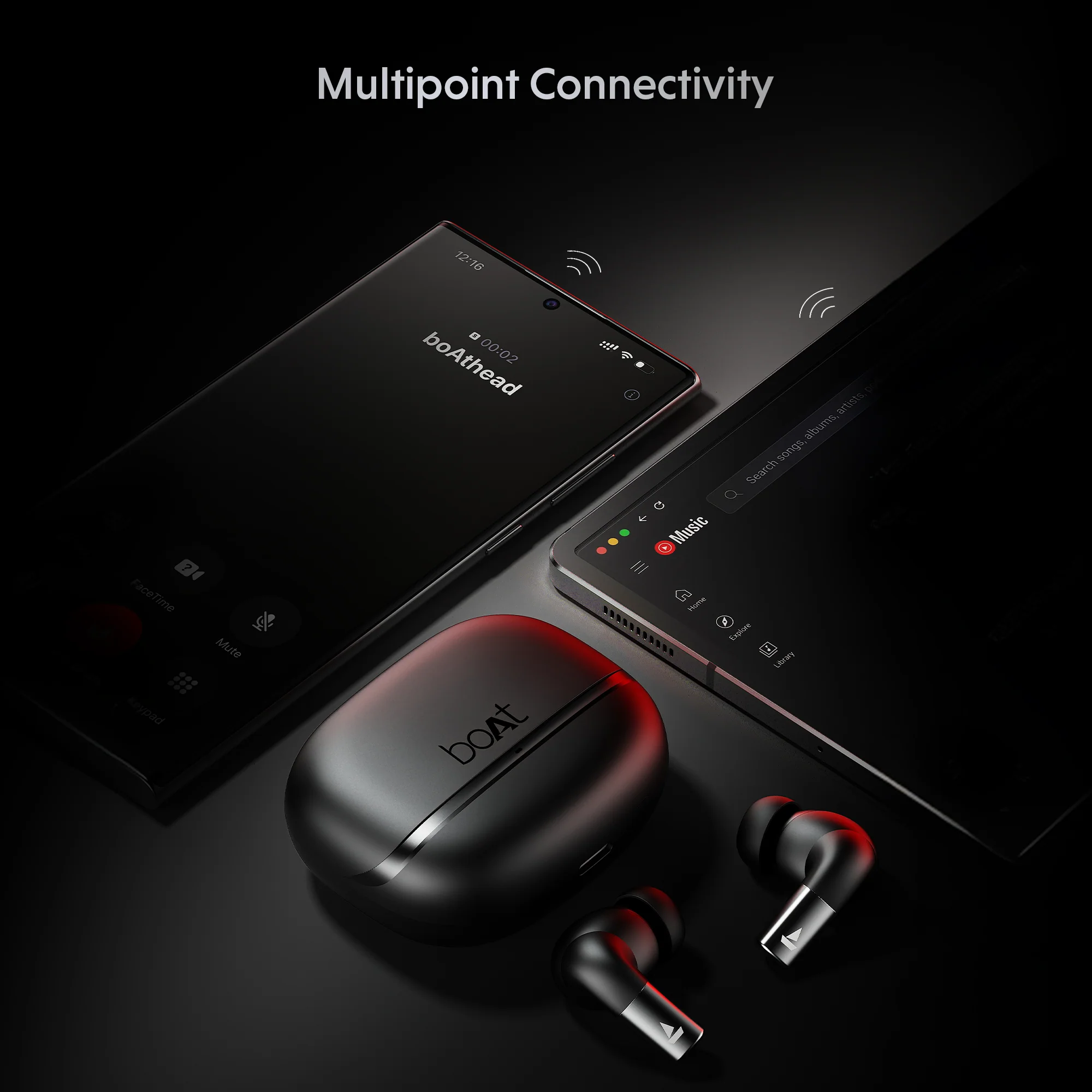 boAt Airdopes Ultra Pro | Wireless Earbuds with 100 Hours Playback, Immersive Spatial Audio, Multipoint Connectivity - Image 7