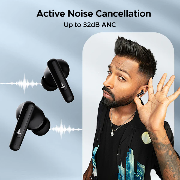 boAt Airdopes Unity ANC | Bluetooth Earbuds with Active Noise Cancellation, ENx™ Technology, BEAST™ Mode, ASAP™ Charge - Image 5