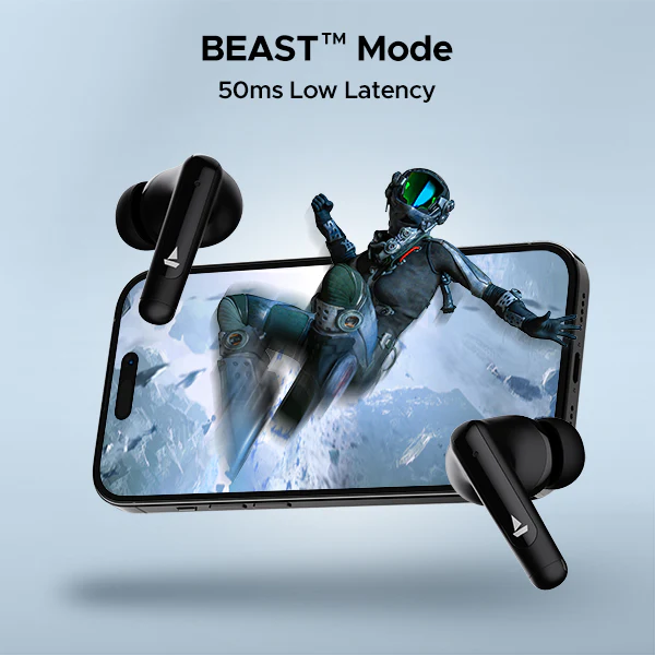 boAt Airdopes Unity ANC | Bluetooth Earbuds with Active Noise Cancellation, ENx™ Technology, BEAST™ Mode, ASAP™ Charge - Image 6