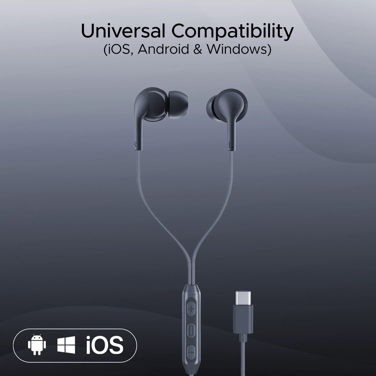 Bassheads 100C | Wired Earphone with Type-C Jack, boAt Signature Sound, In-built Mic, Integrated Controls - Image 12