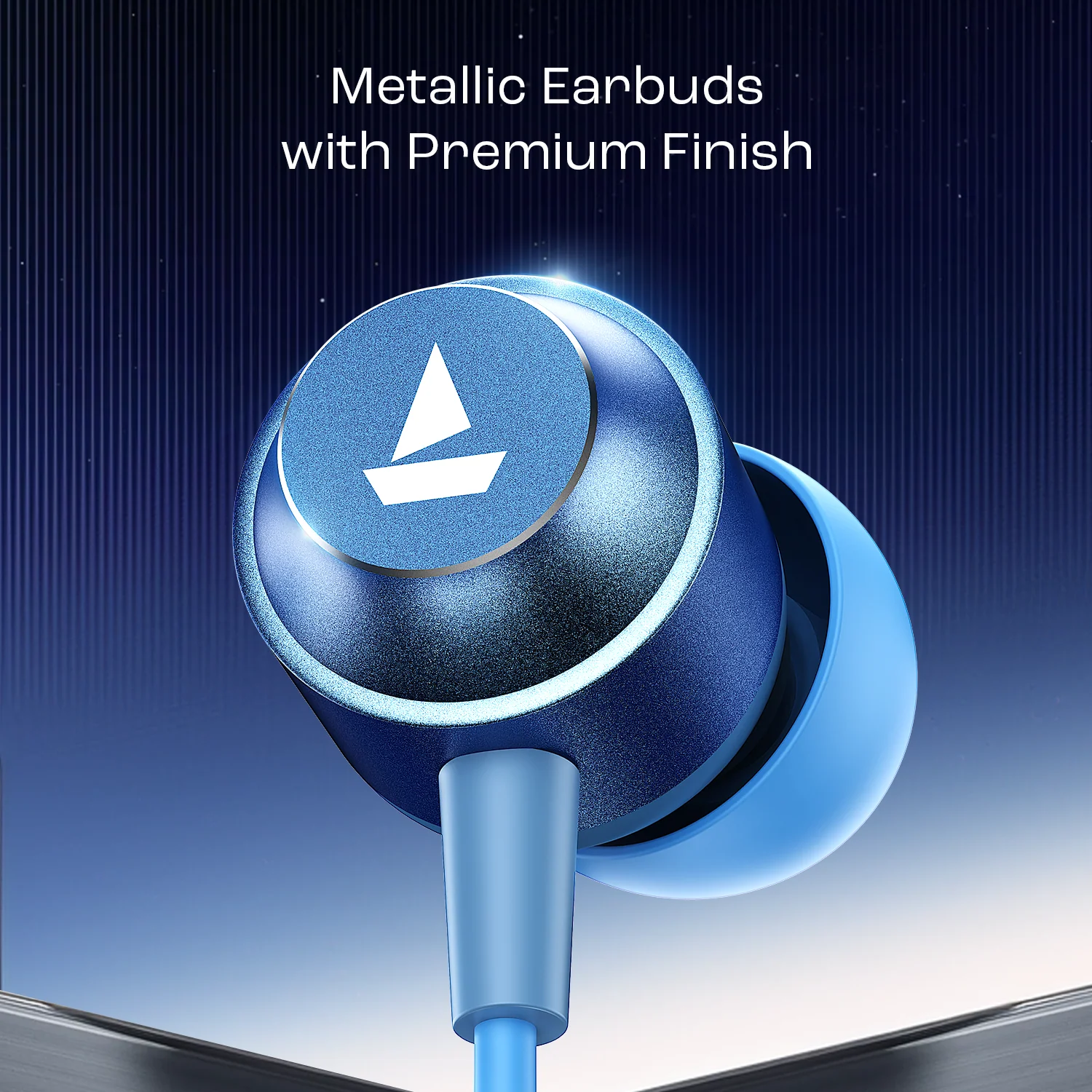 Bassheads 162v2 | Wired Earphone with 10mm Drivers, boAt Signature Sound, Metallic Earbuds, Ergonomic Fit - Image 11