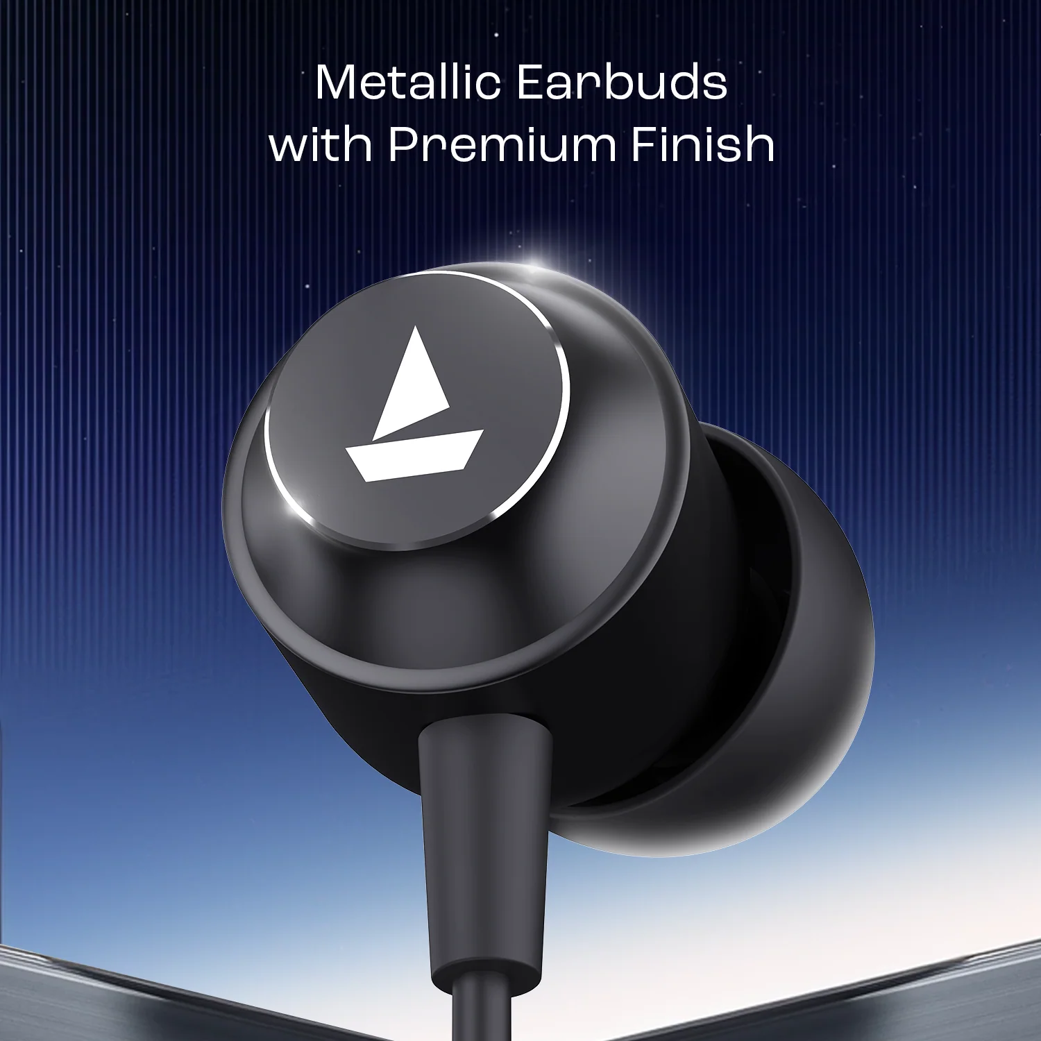 Bassheads 162v2 | Wired Earphone with 10mm Drivers, boAt Signature Sound, Metallic Earbuds, Ergonomic Fit - Image 6