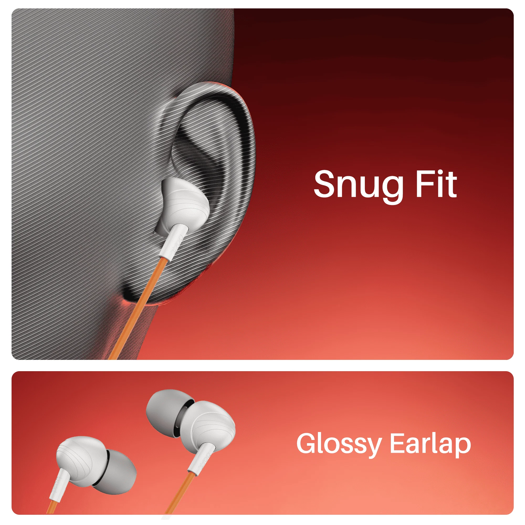 boAt Bassheads 211 | Wired Earphones with 10mm Drivers, Mic & Glossy Comfort Fit - Image 6