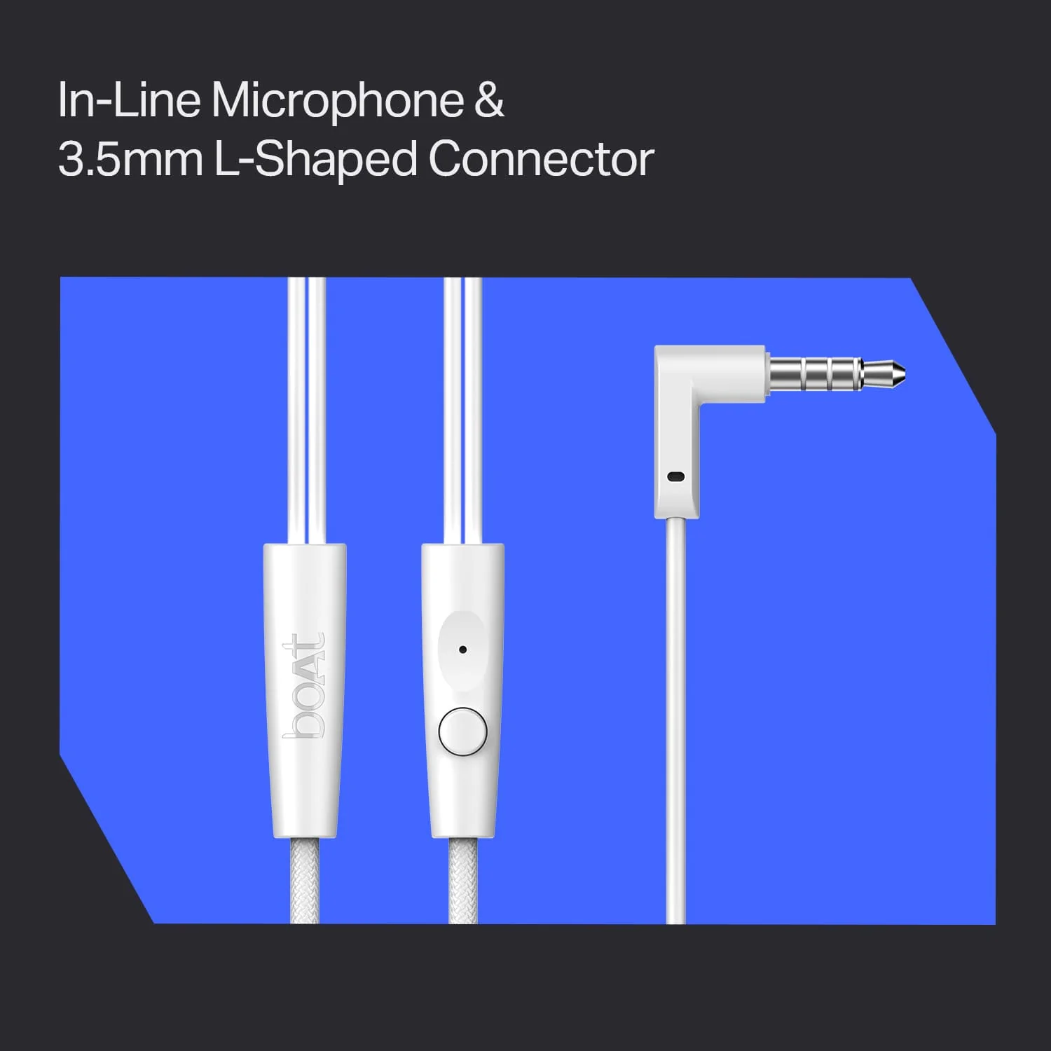 Bassheads 213L | Wired Earphone with 10mm Drivers, boAt Signature Sound, Snug Fit & Braided Cable - Image 12