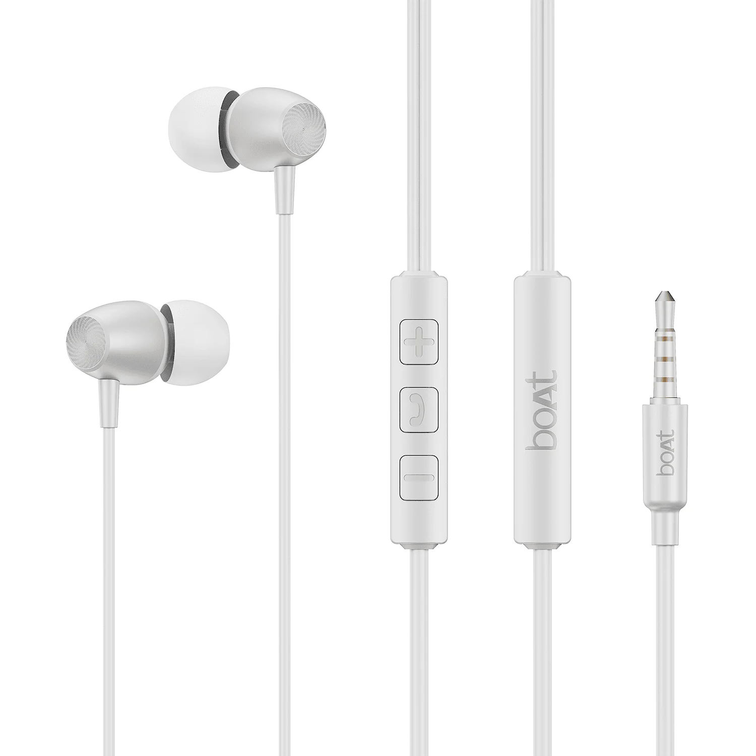 Bassheads 55 | Wired Earphones with 10mm Drivers, Metallic Buds, In-Line Mic & Lightweight Design - Image 2