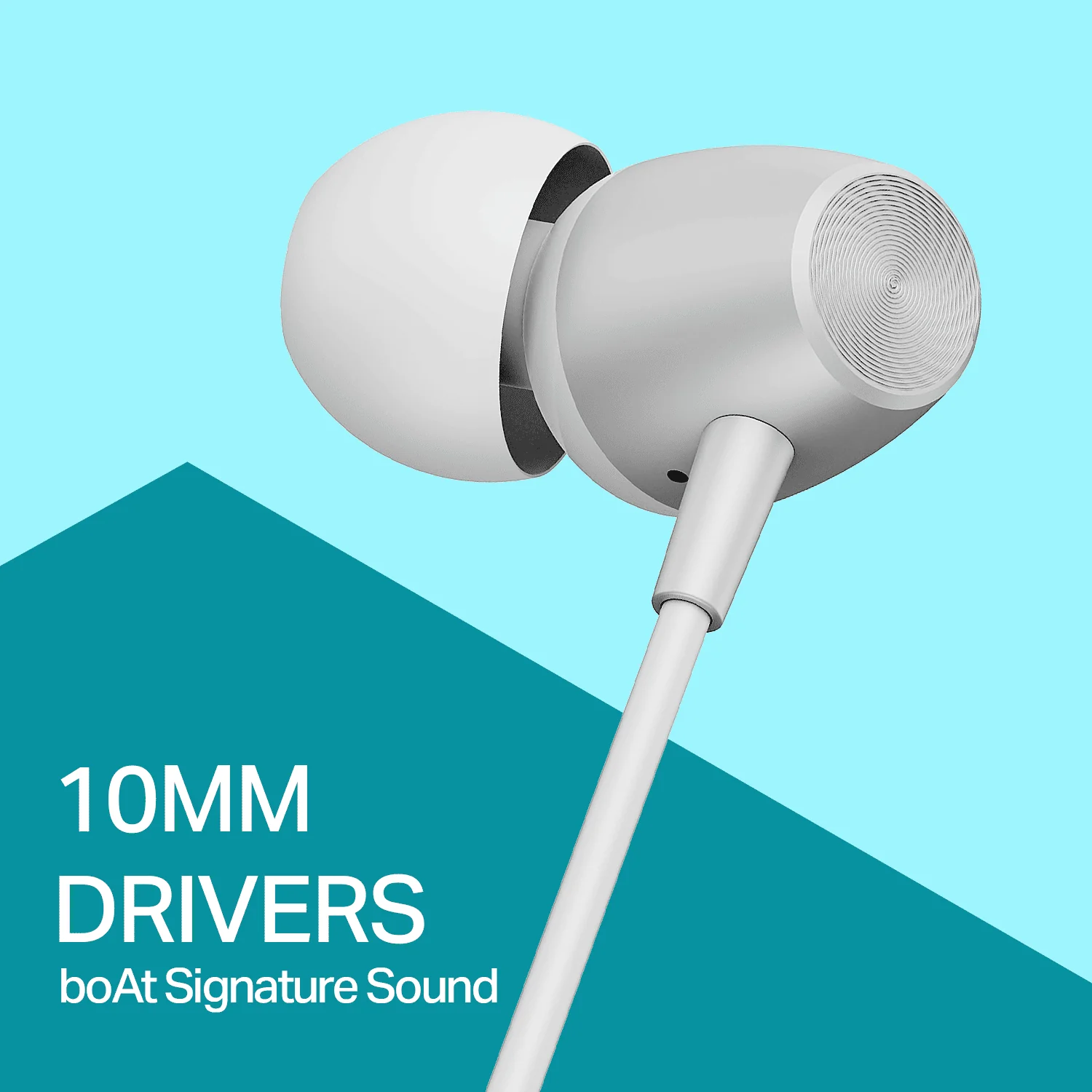Bassheads 55 | Wired Earphones with 10mm Drivers, Metallic Buds, In-Line Mic & Lightweight Design - Image 8