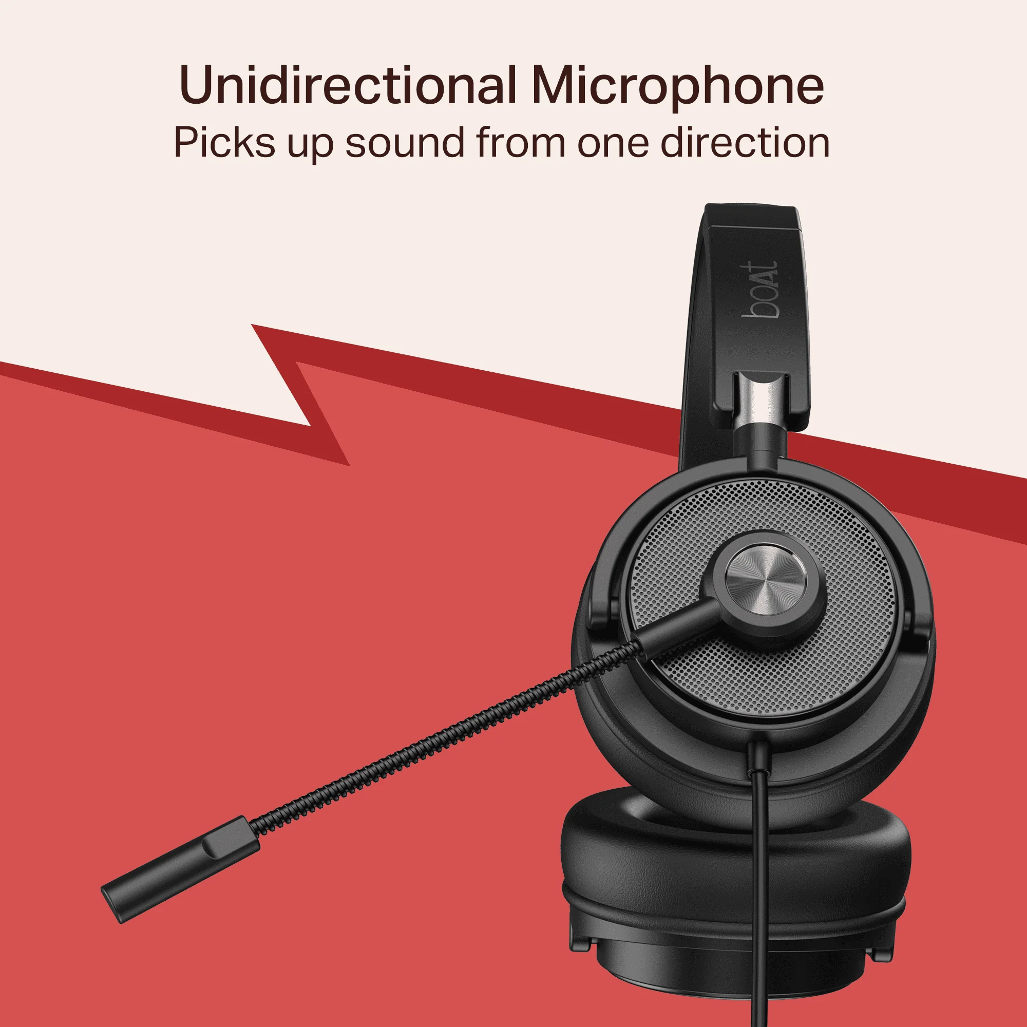Bassheads 900 C Pro | USB Type-C Wired Headset with Retractable Mic, Remote Control & Adjustable Headband - Image 3