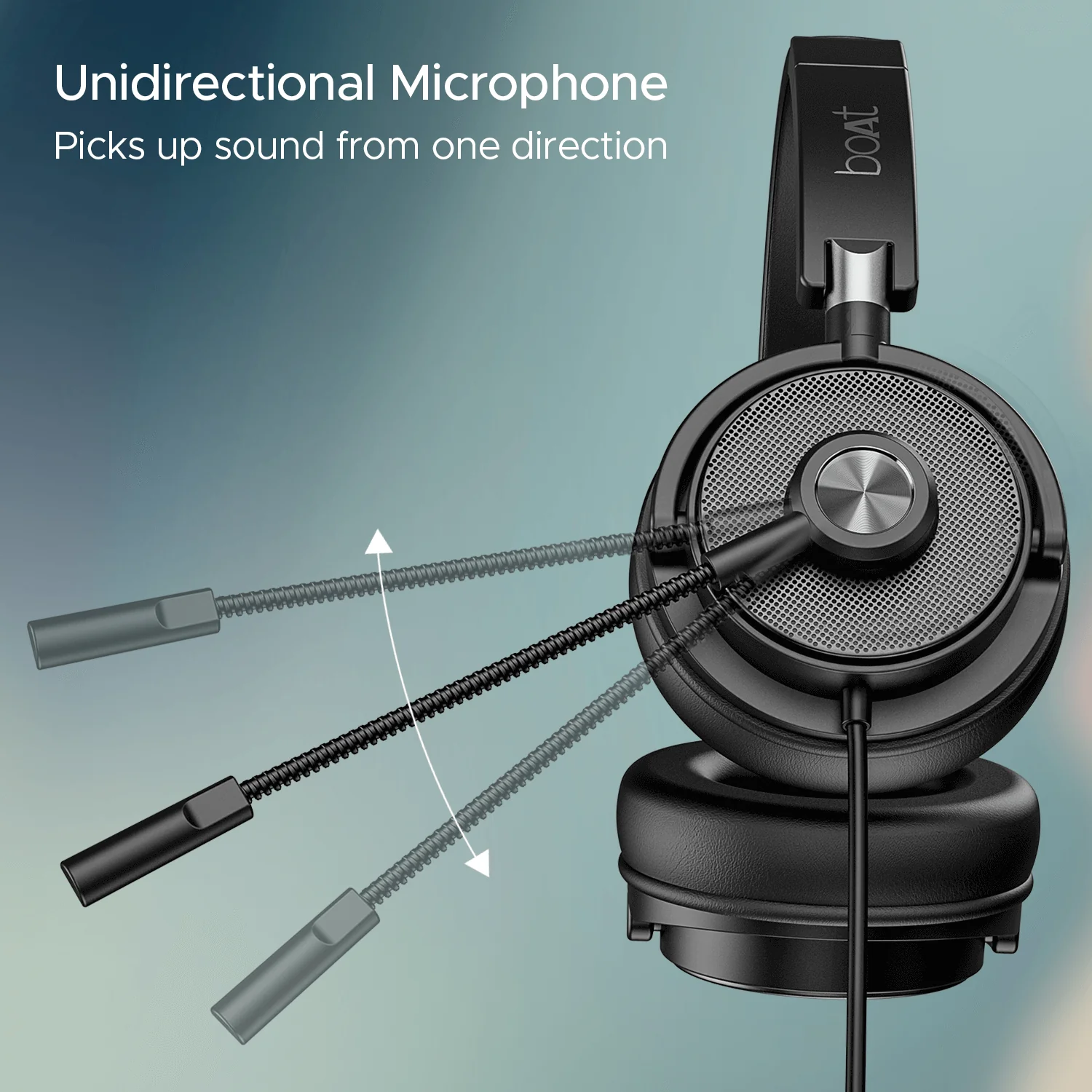 Bassheads 900 Pro | Wired Headphone with 40mm Drivers, 5W Power Output, 1.5m Cable Length, USB Plug & Play - Image 4