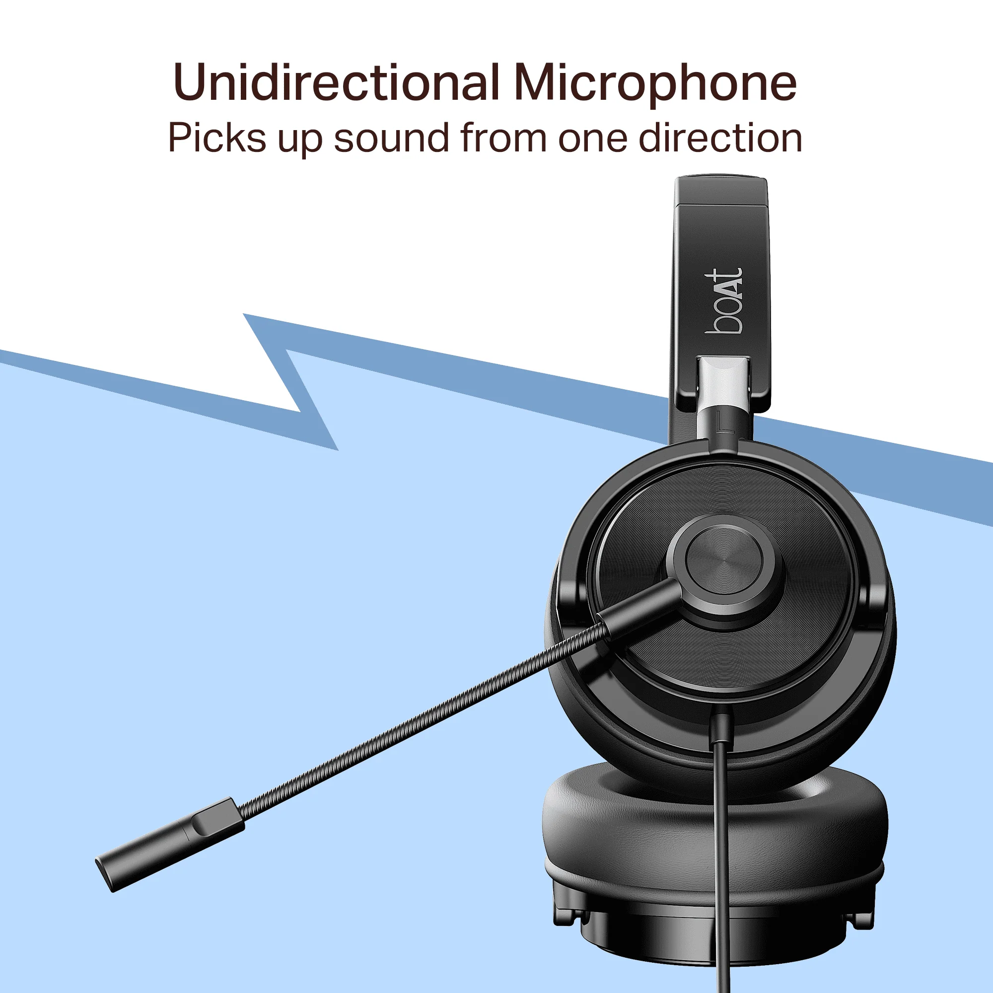 Bassheads 901 Pro | Wired Headset with Retractable Mic, Remote Control & Adjustable Headband - Image 3