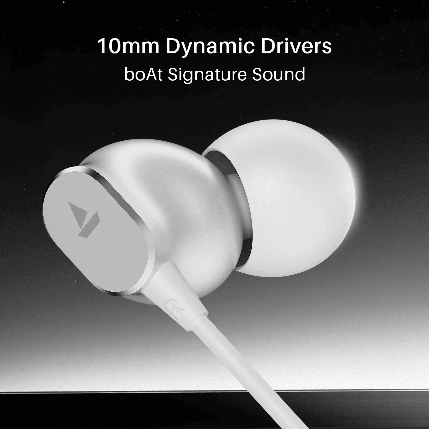Bassheads 90C | Wired Earphones with 10mm Drivers, Magnetic Metallic Buds, In-Line Mic & Lightweight Design - Image 9
