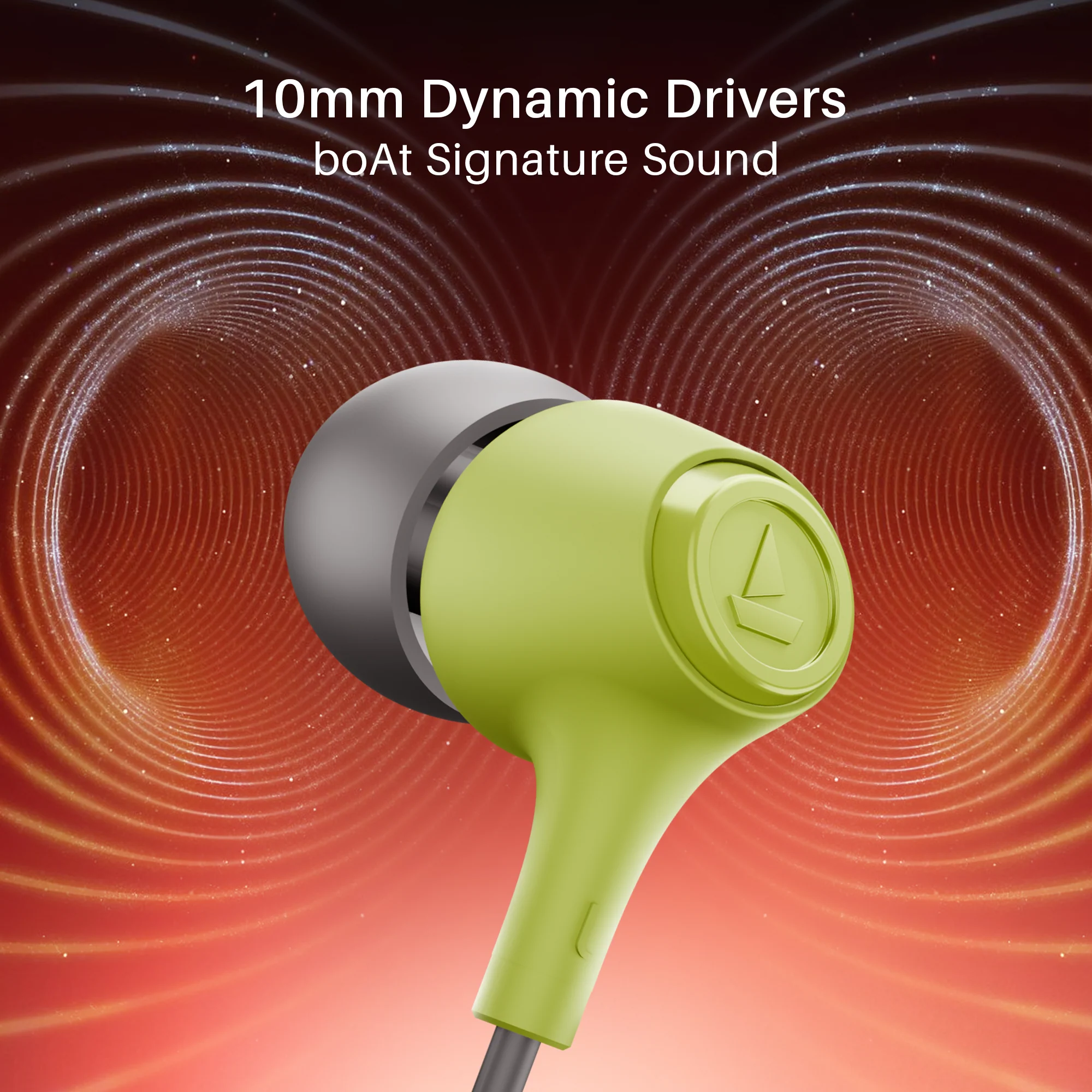 Bassheads 95 | Wired Earphone with 10mm Drivers, 120cm Cable Length, In-line Mic, Lightweight Build, 3.5mm Jack - Image 9