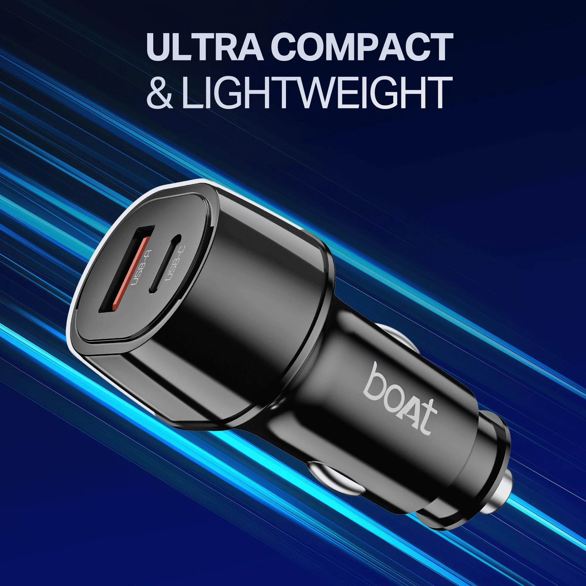 boAt Car Charger 55W | Dual Port Fast Car Charger with 55W Output, Smart IC Protection & Auto Detect Charging - Image 3
