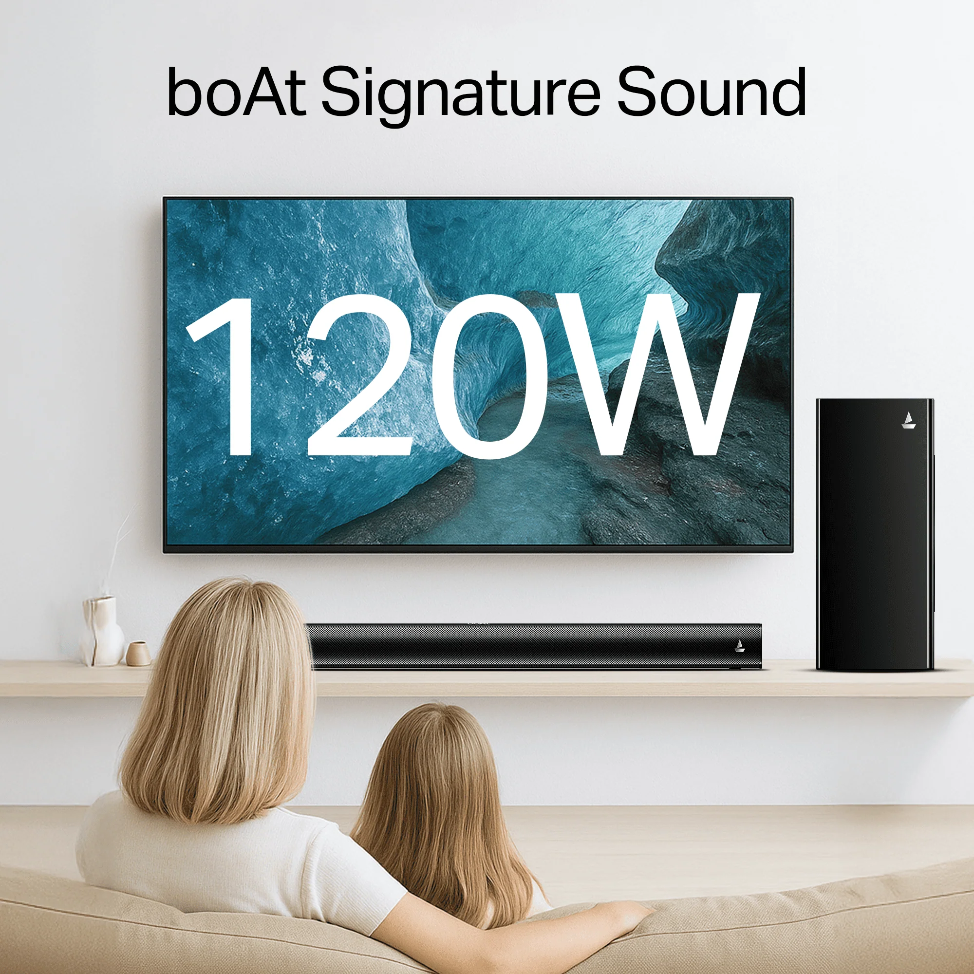 boAt Aavante 2.1 1200 | 120W 2.1 Channel Soundbar with Bluetooth v5.4, EQ Modes & Master Remote - Image 4