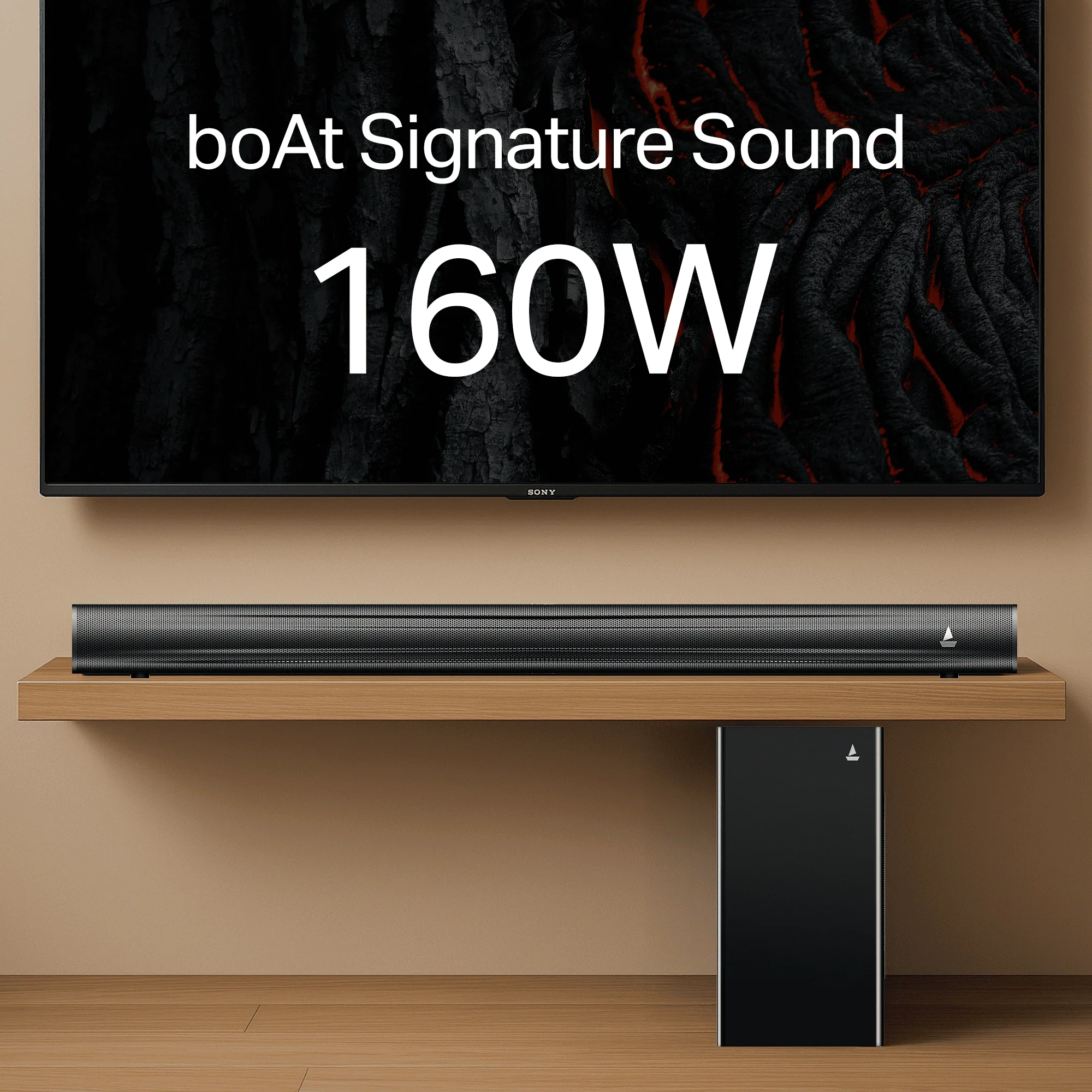 boAt Aavante Aura Plus | 160W 2.1 Channel Soundbar with Bluetooth v5.4, EQ Modes & Master Remote - Image 3