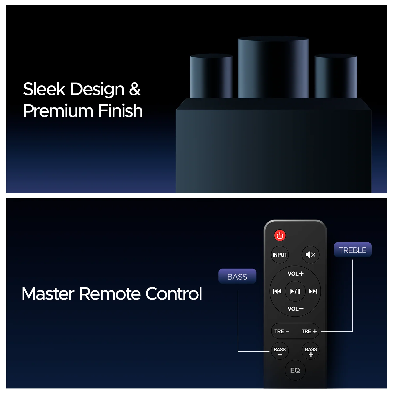 boAt Aavante Bar 2400 Pro | Bluetooth Soundbar with 5.1 Channel Surround Sound, Bluetooth v5.3, EQ Modes, Master Remote Control - Image 3
