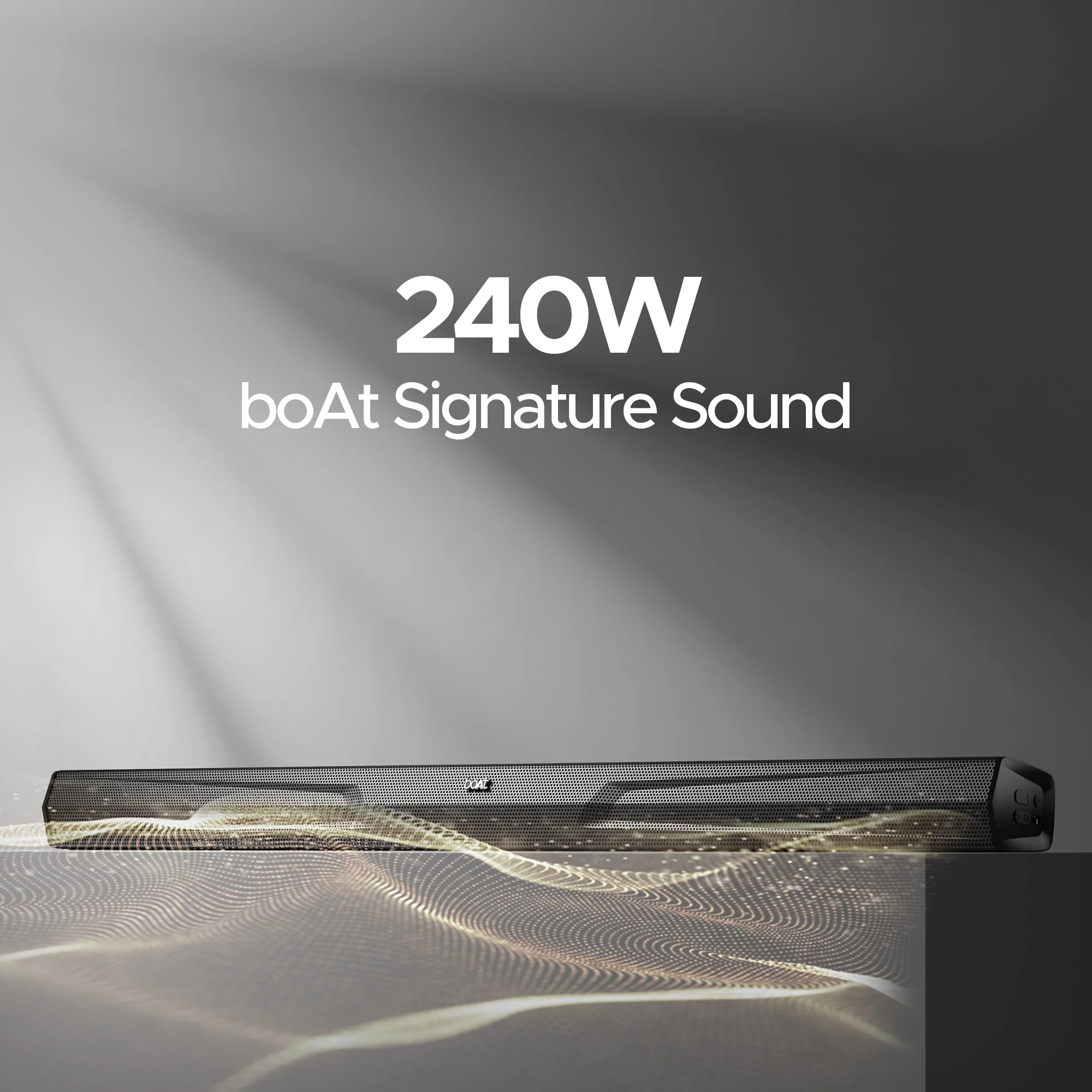 boAt Aavante Bar Quake Pro | 240W Bluetooth Soundbar, 2.1 Channel with Wireless Subwoofer, Wall Mountable, Multiple EQ Modes - Image 2