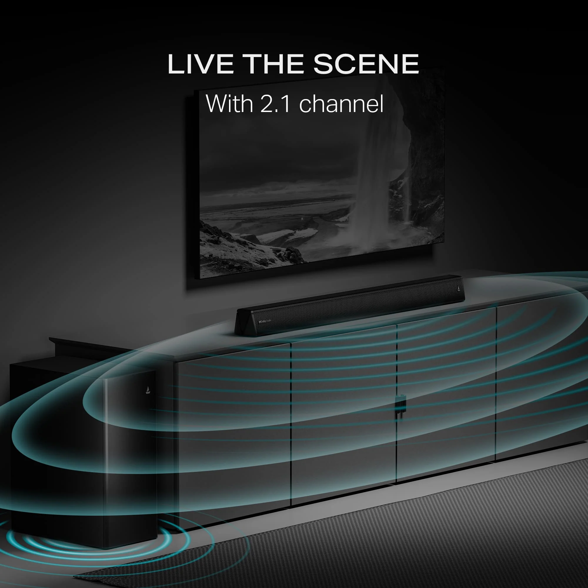 boAt Aavante 2.1 2000D | 200W 2.1 Channel Soundbar with Wired Subwoofer, Multi-Connectivity & EQ Modes - Image 4