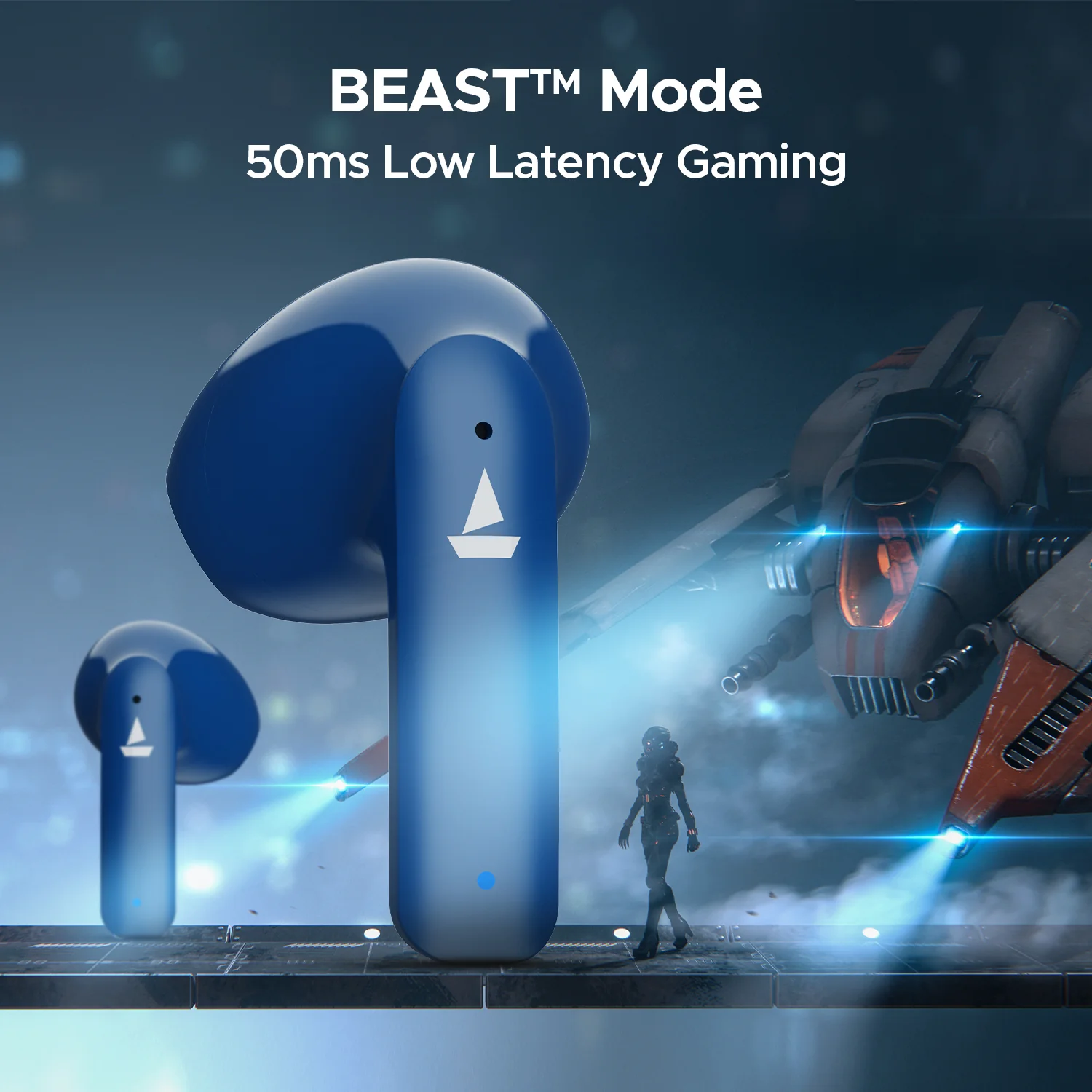 boAt Airdopes 118 Wrogn Edition| Earbuds with 10mm drivers, BEAST™ Mode for Gamers, ENx™ Technology - Image 13