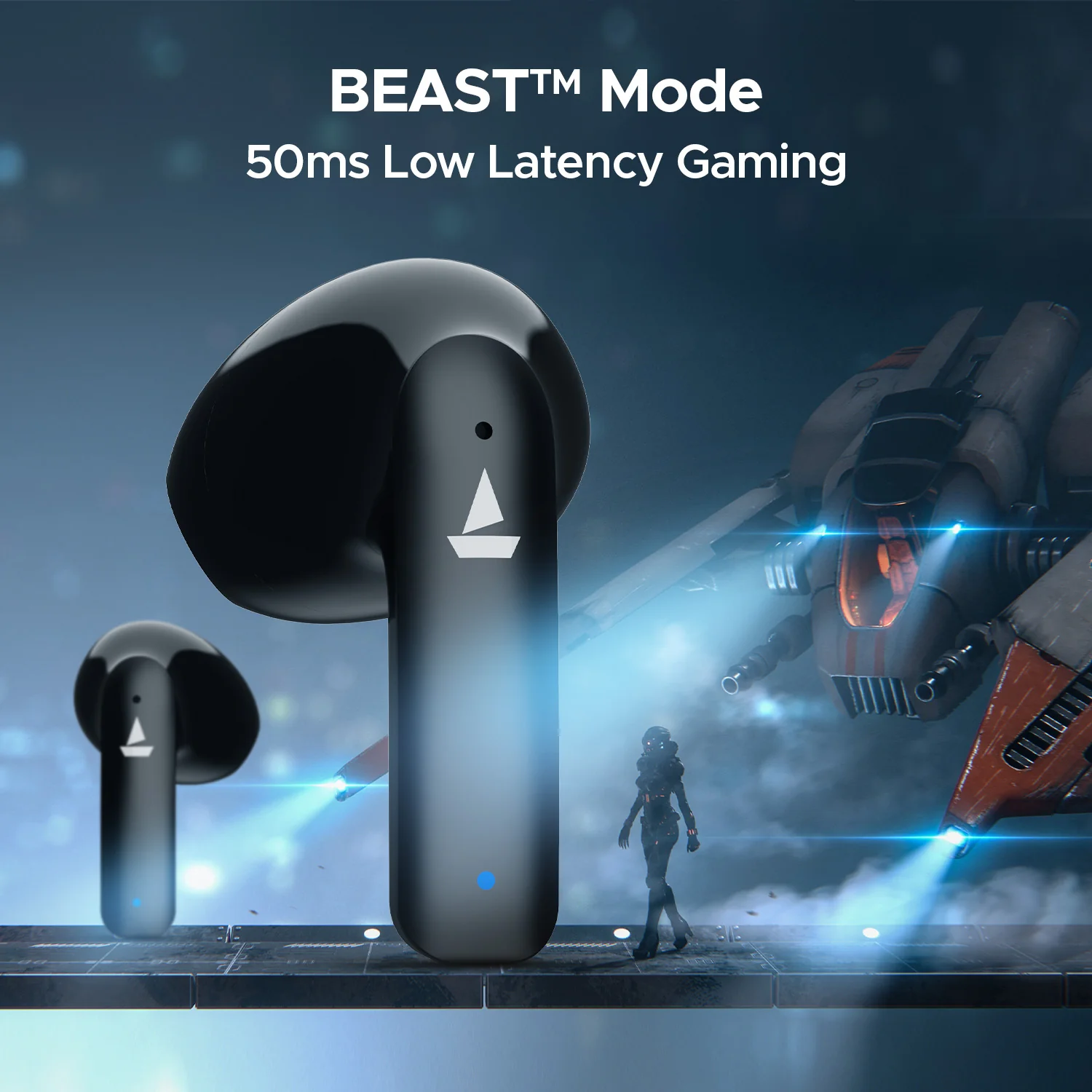 boAt Airdopes 118 Wrogn Edition| Earbuds with 10mm drivers, BEAST™ Mode for Gamers, ENx™ Technology - Image 17