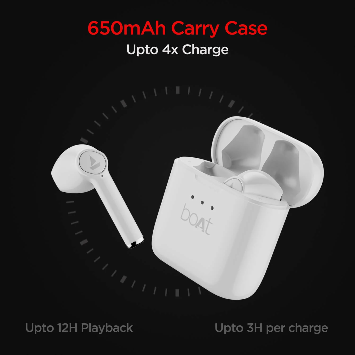 boAt Airdopes 131 SS Edition | TWS Earbuds with upto 60 Hours Playback, 13mm Drivers, IWP Technology, 650mAh Charging Case ki - Image 26