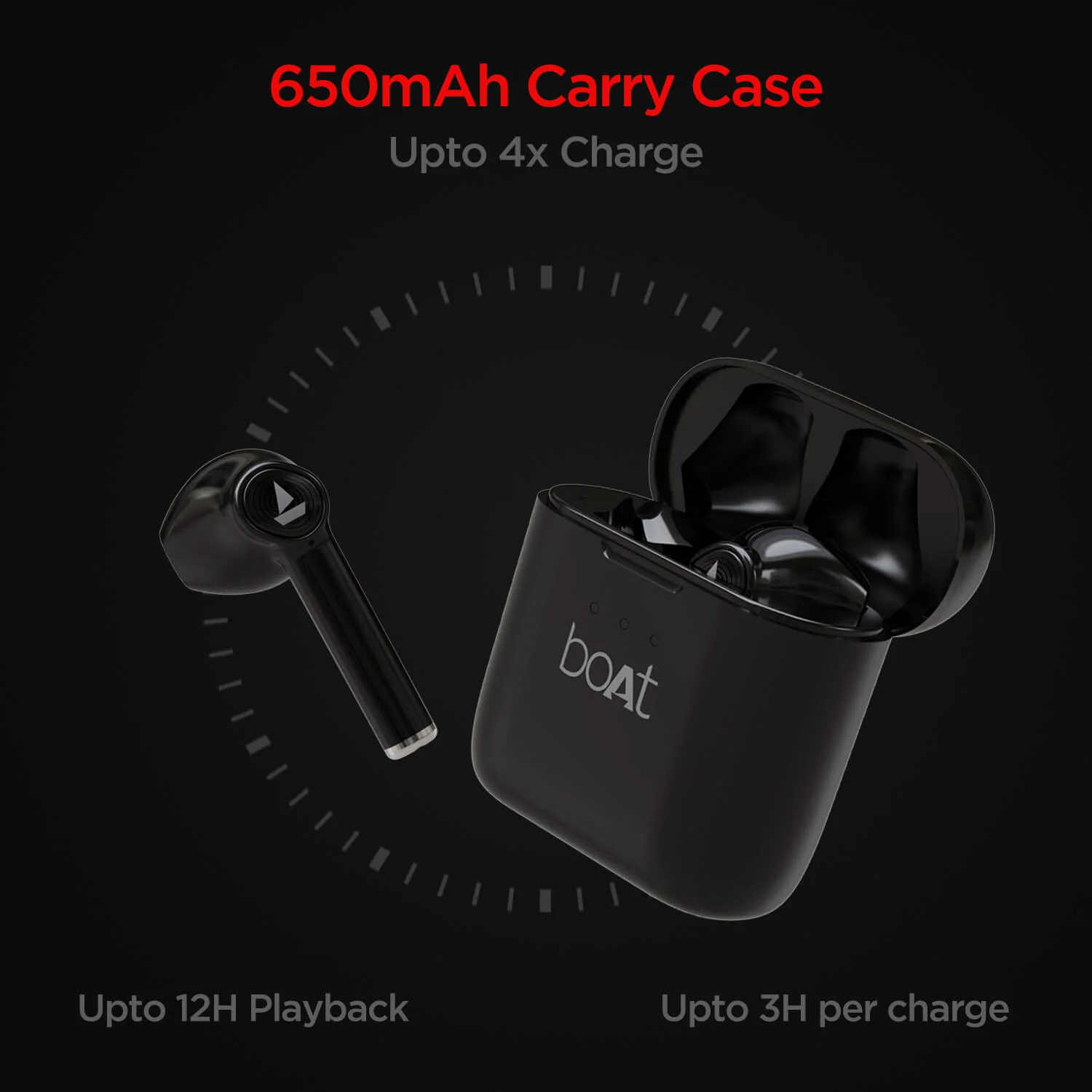boAt Airdopes 131 SS Edition | TWS Earbuds with upto 60 Hours Playback, 13mm Drivers, IWP Technology, 650mAh Charging Case ki - Image 31