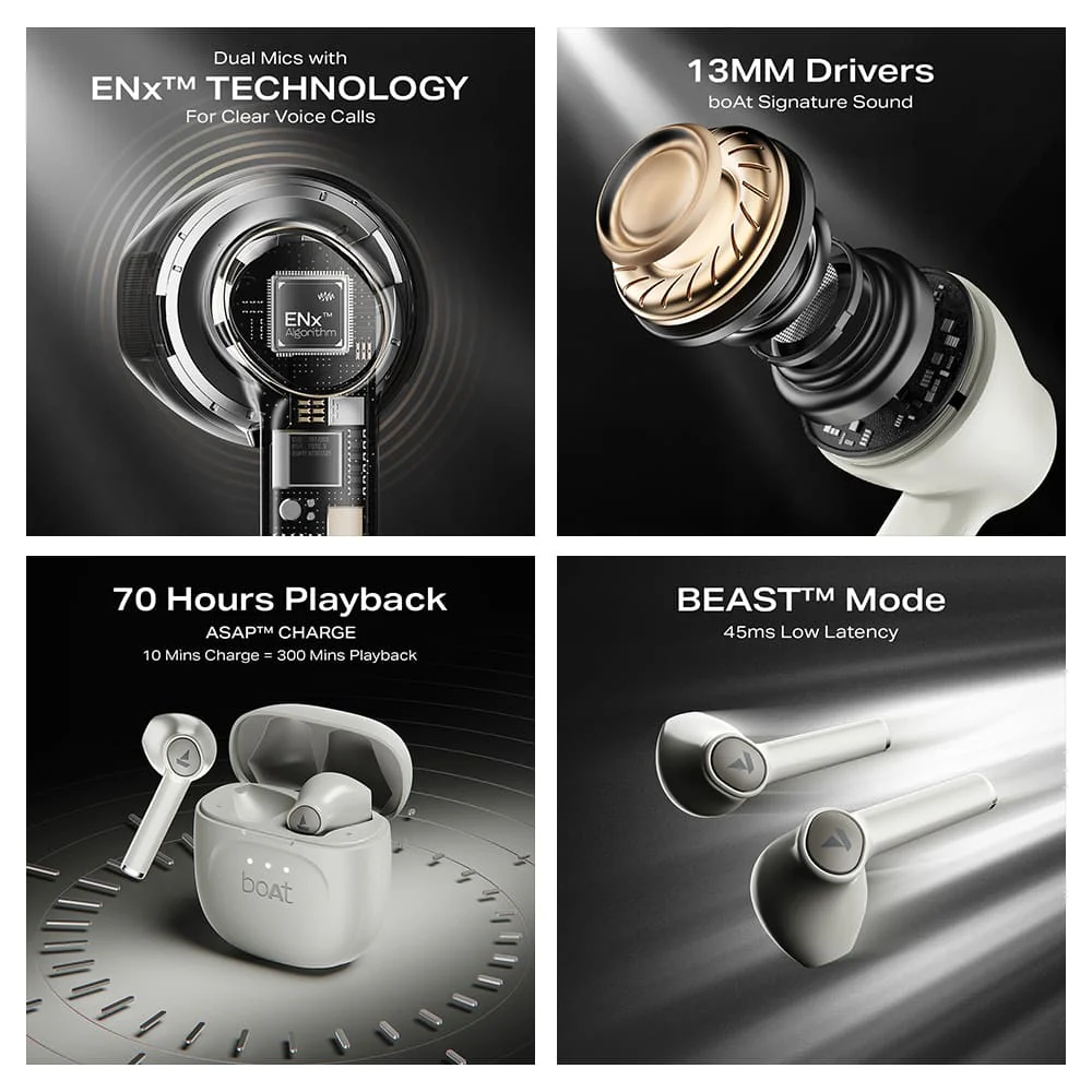 boAt Airdopes 138 Gen 2 | True Wireless Earbuds with 70 Hours Playback & BEAST™ Mode - Image 12