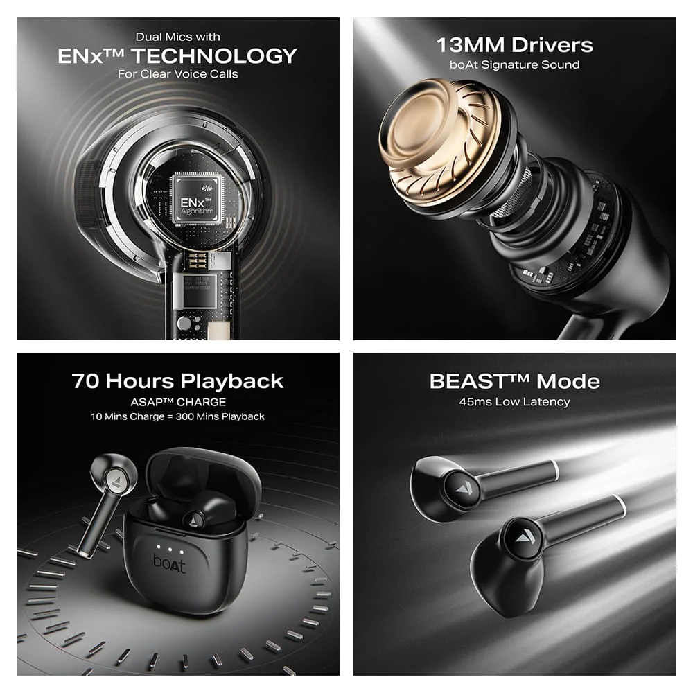 boAt Airdopes 138 Gen 2 | True Wireless Earbuds with 70 Hours Playback & BEAST™ Mode - Image 6