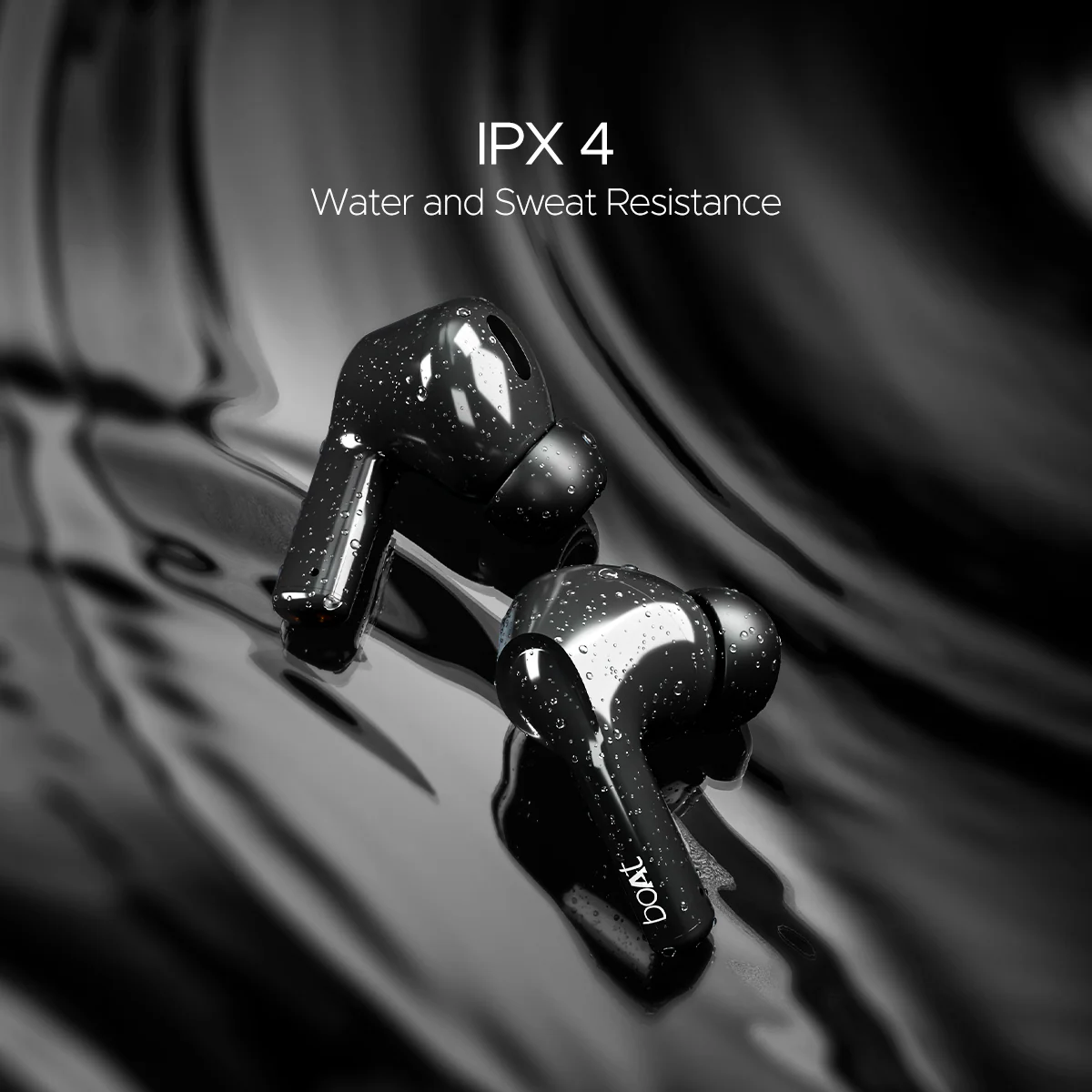 boAt Airdopes 161 (Metallic) | Wireless Earbuds with Massive Playback of upto 50 Hours, IPX4 Water & Sweat Resistance, IWP Technology, Type C Interface - Image 11