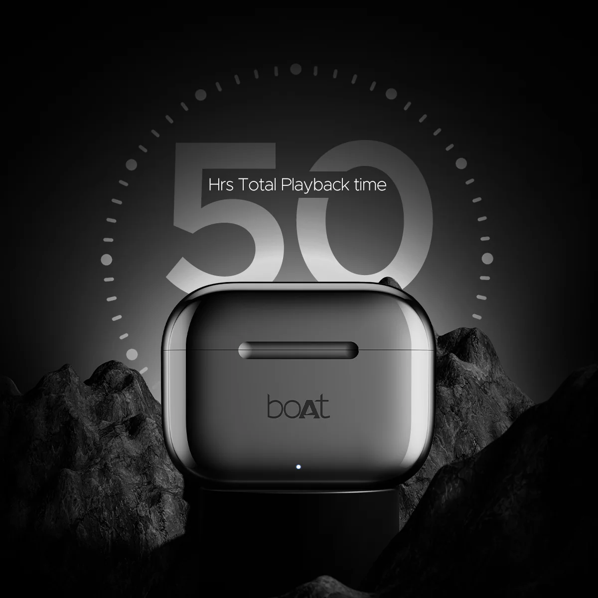 boAt Airdopes 161 (Metallic) | Wireless Earbuds with Massive Playback of upto 50 Hours, IPX4 Water & Sweat Resistance, IWP Technology, Type C Interface - Image 3