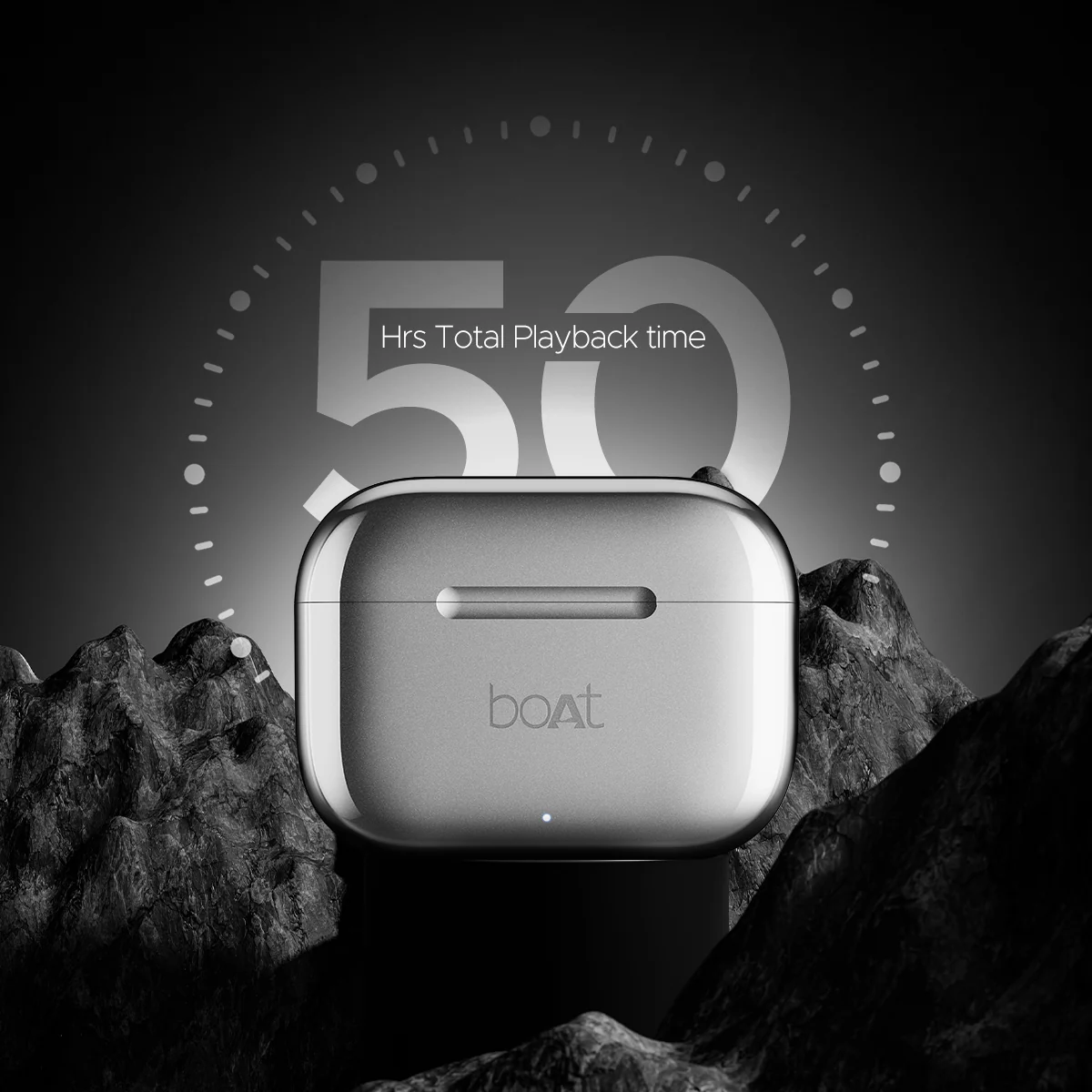 boAt Airdopes 161 (Metallic) | Wireless Earbuds with Massive Playback of upto 50 Hours, IPX4 Water & Sweat Resistance, IWP Technology, Type C Interface - Image 4