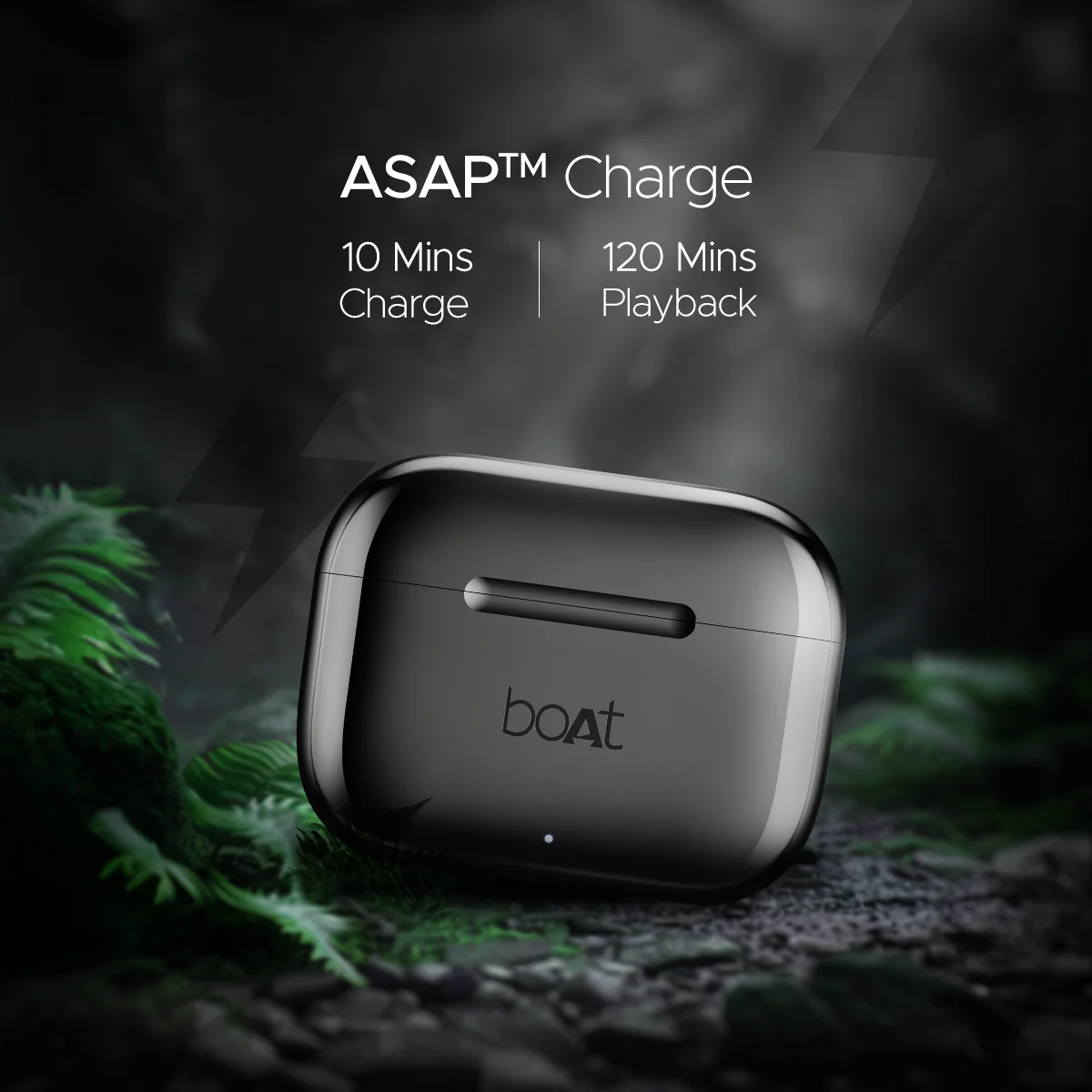 boAt Airdopes 161 (Metallic) | Wireless Earbuds with Massive Playback of upto 50 Hours, IPX4 Water & Sweat Resistance, IWP Technology, Type C Interface - Image 5