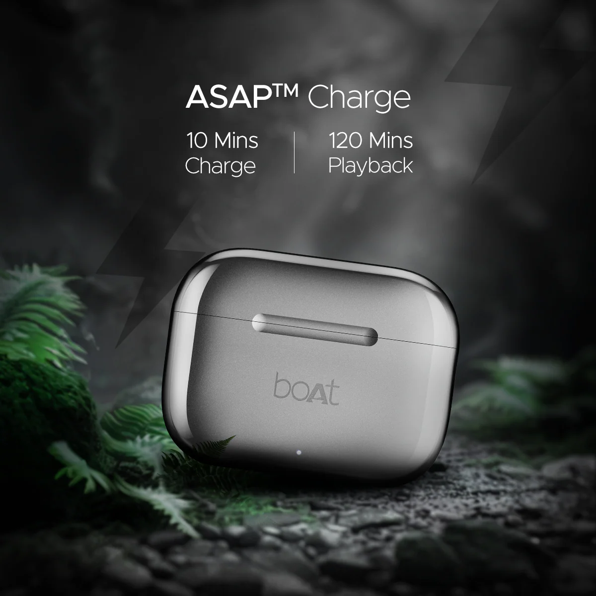boAt Airdopes 161 (Metallic) | Wireless Earbuds with Massive Playback of upto 50 Hours, IPX4 Water & Sweat Resistance, IWP Technology, Type C Interface - Image 6
