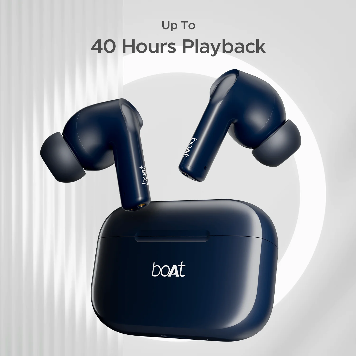 boAt Airdopes 161 SS Edition | TWS Earbuds with Massive Playback of upto 40 Hours, IPX5 Water & Sweat Resistance, IWP Technology, Type C Interface - Image 18