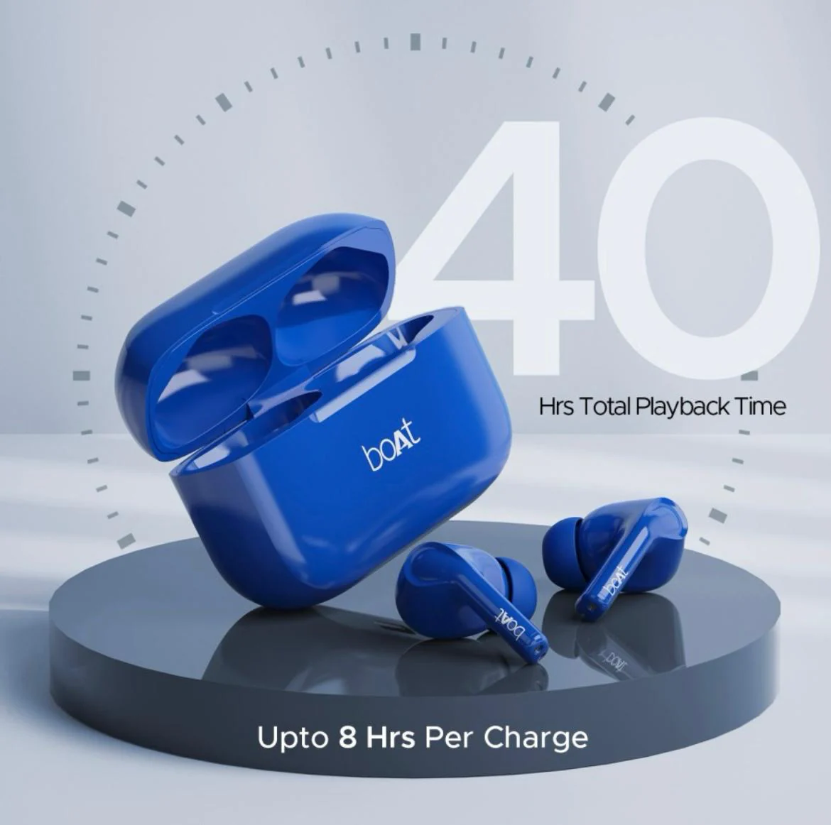 boAt Airdopes 161 SS Edition | TWS Earbuds with Massive Playback of upto 40 Hours, IPX5 Water & Sweat Resistance, IWP Technology, Type C Interface - Image 30